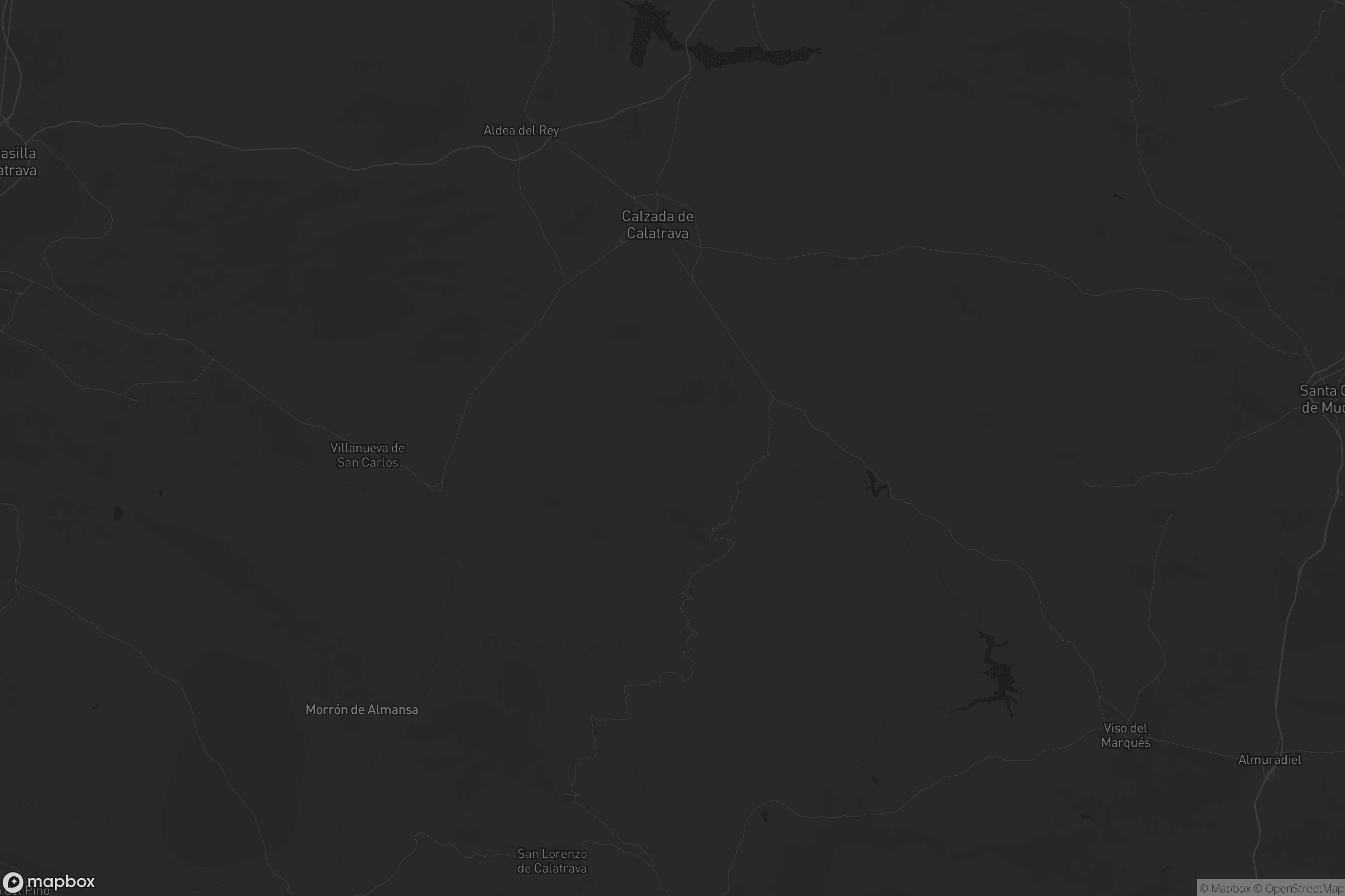 Mapa de Calzada de Calatrava