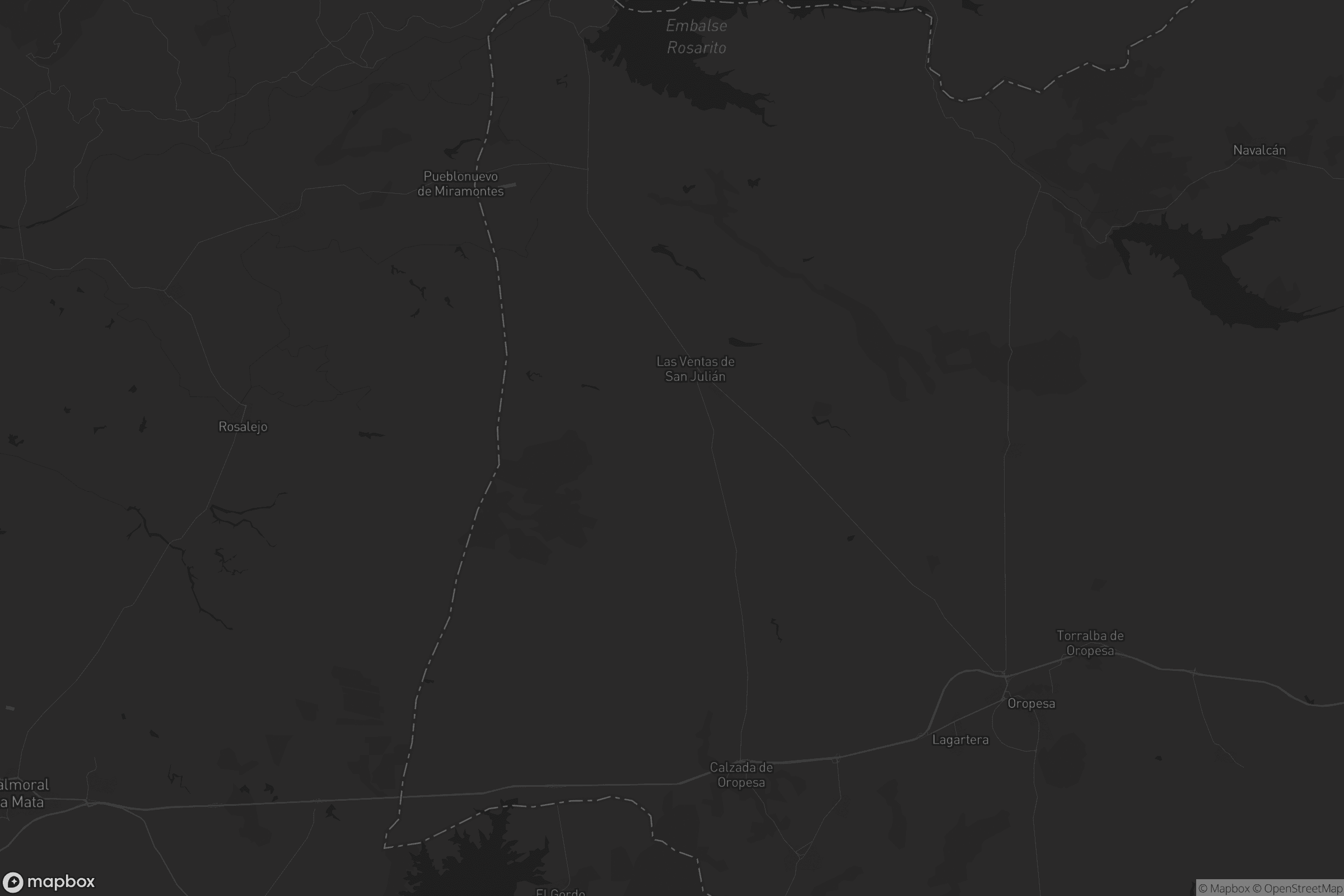 Mapa de Calzada de Oropesa