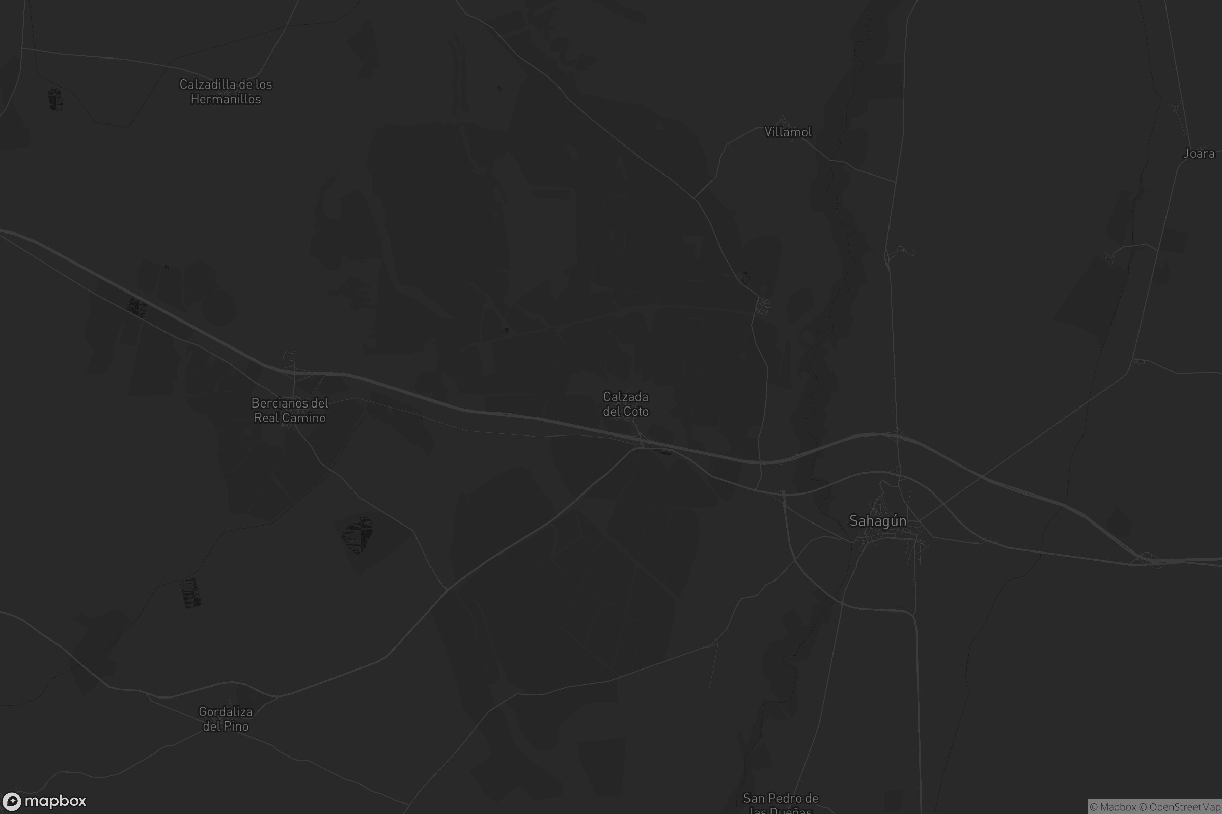 Mapa de Calzada del Coto