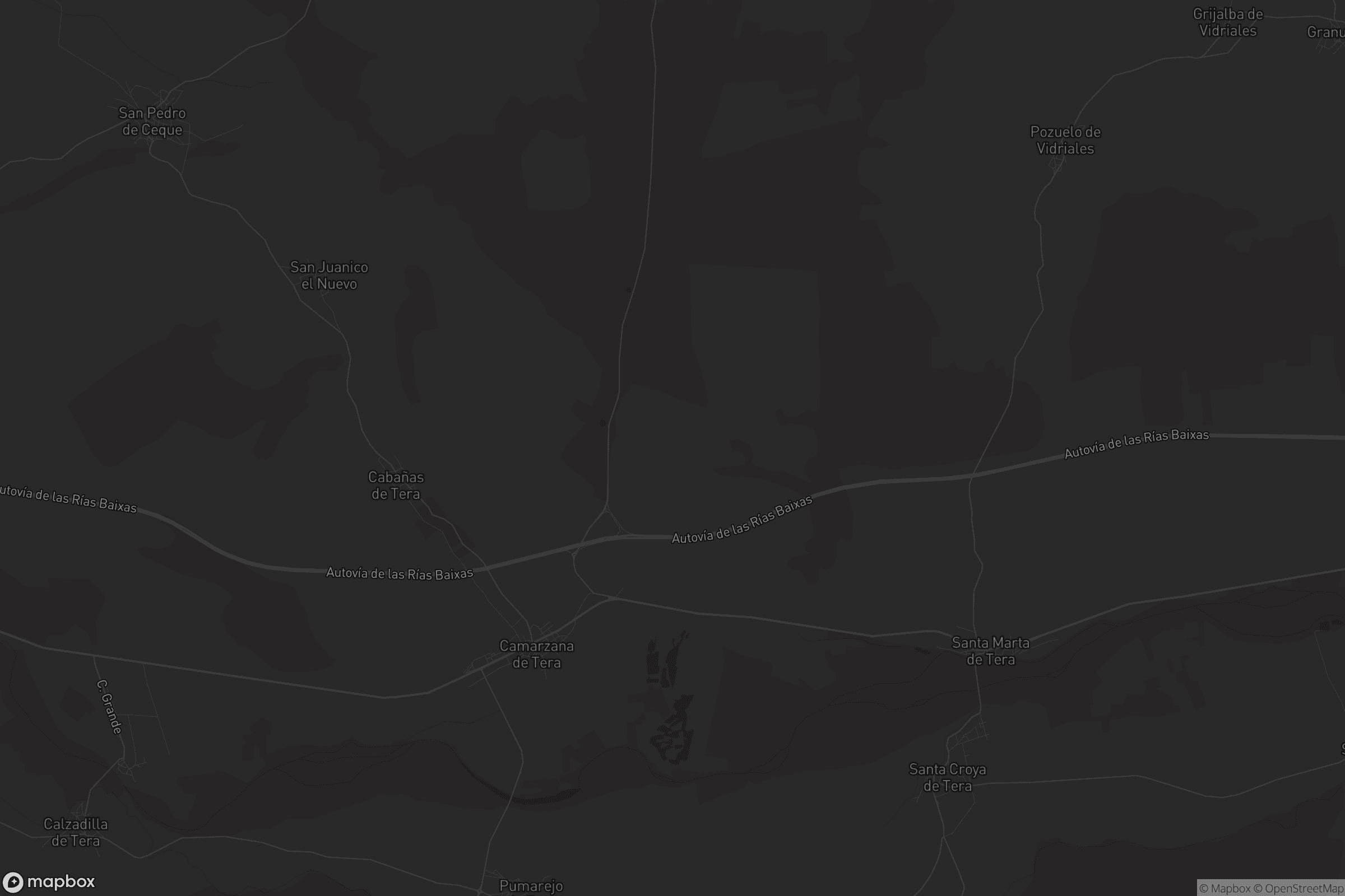 Mapa de Camarzana de Tera