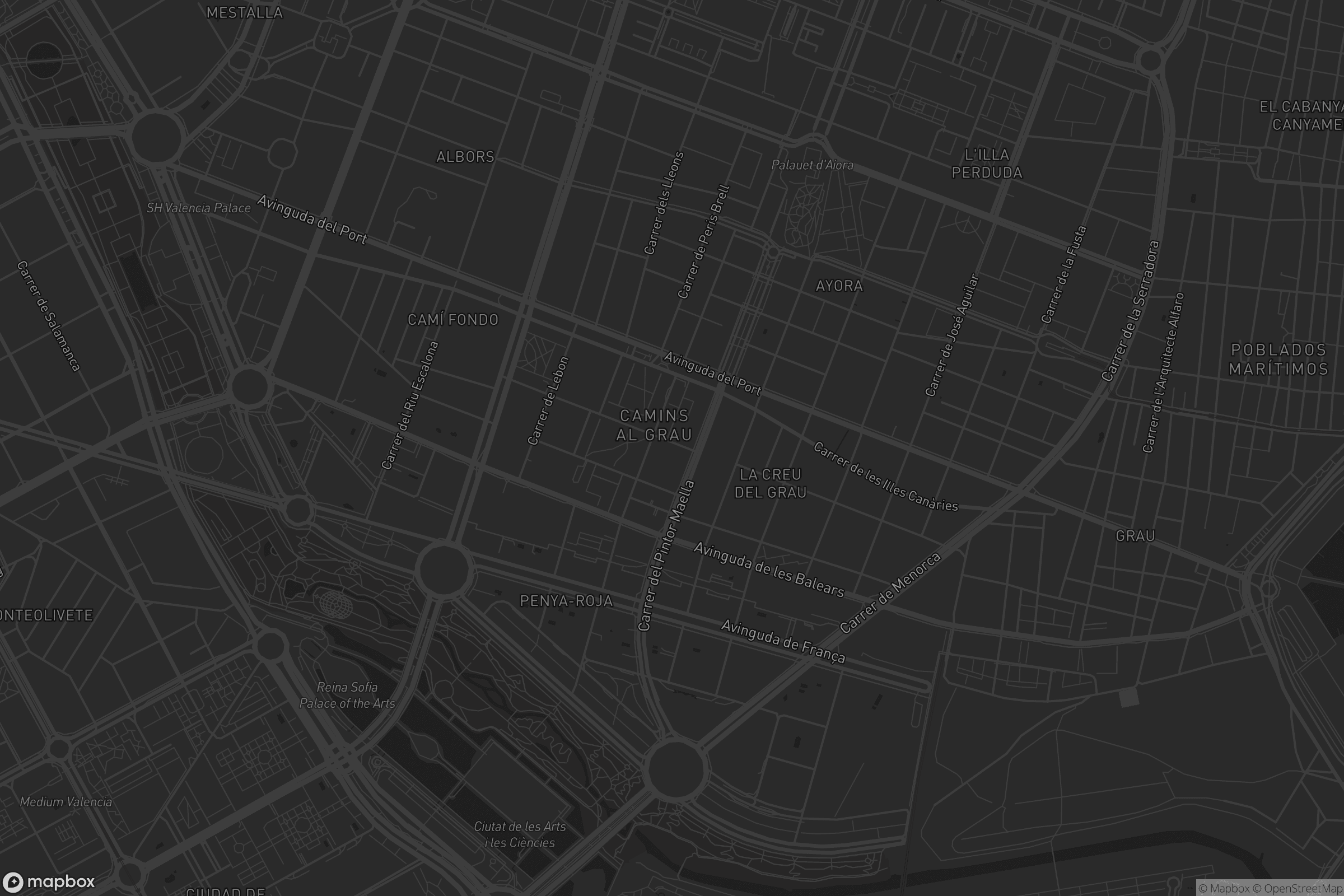 Mapa de Camins al Grau