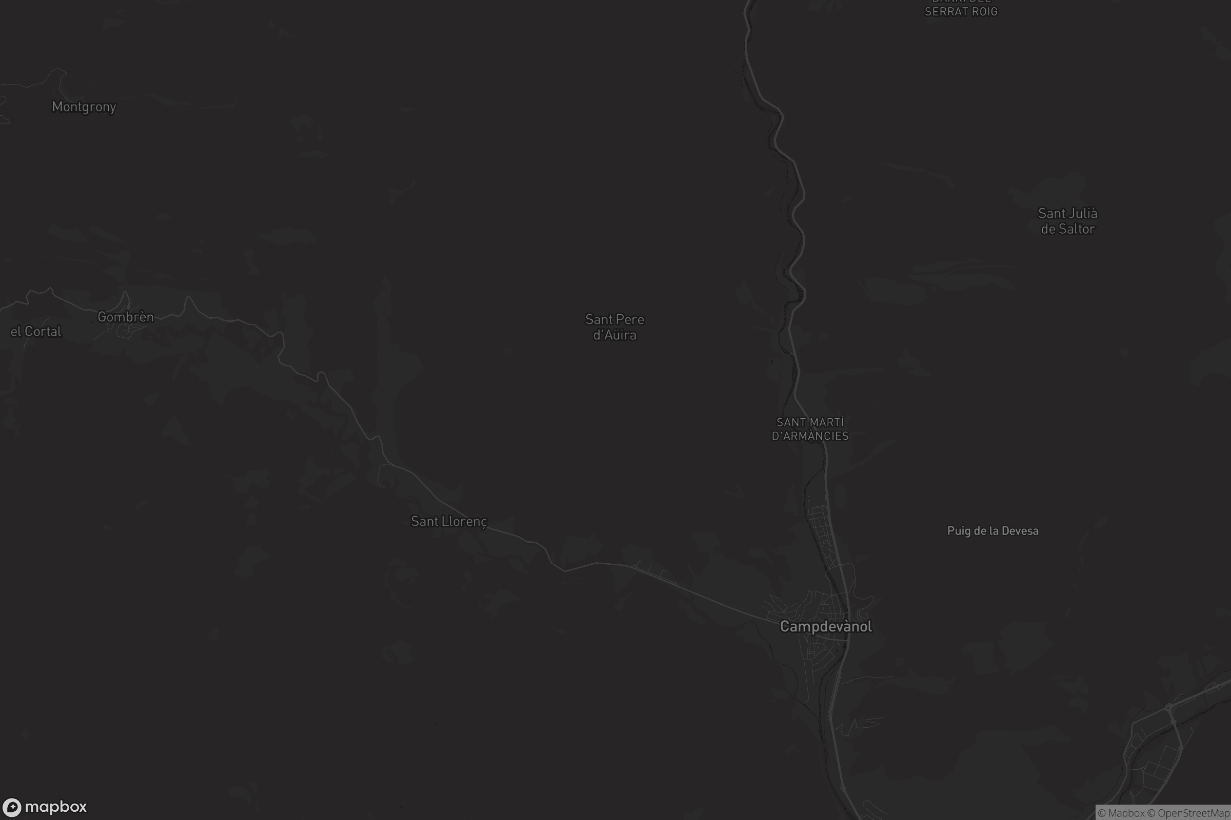 Mapa de Campdevànol