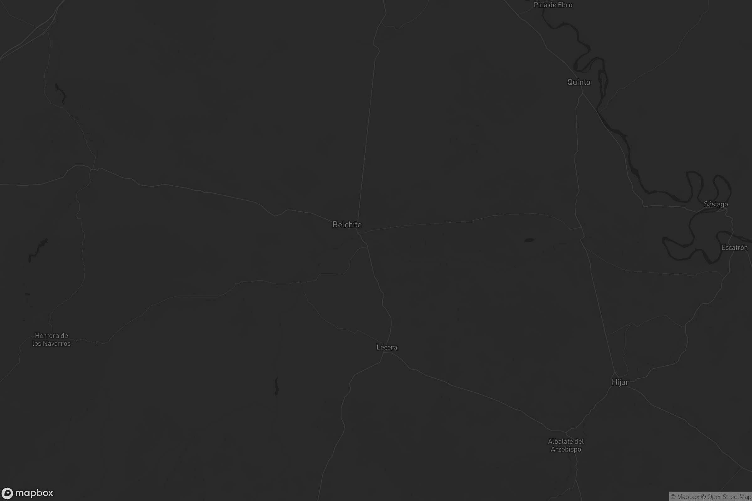 Mapa de Campo de Belchite