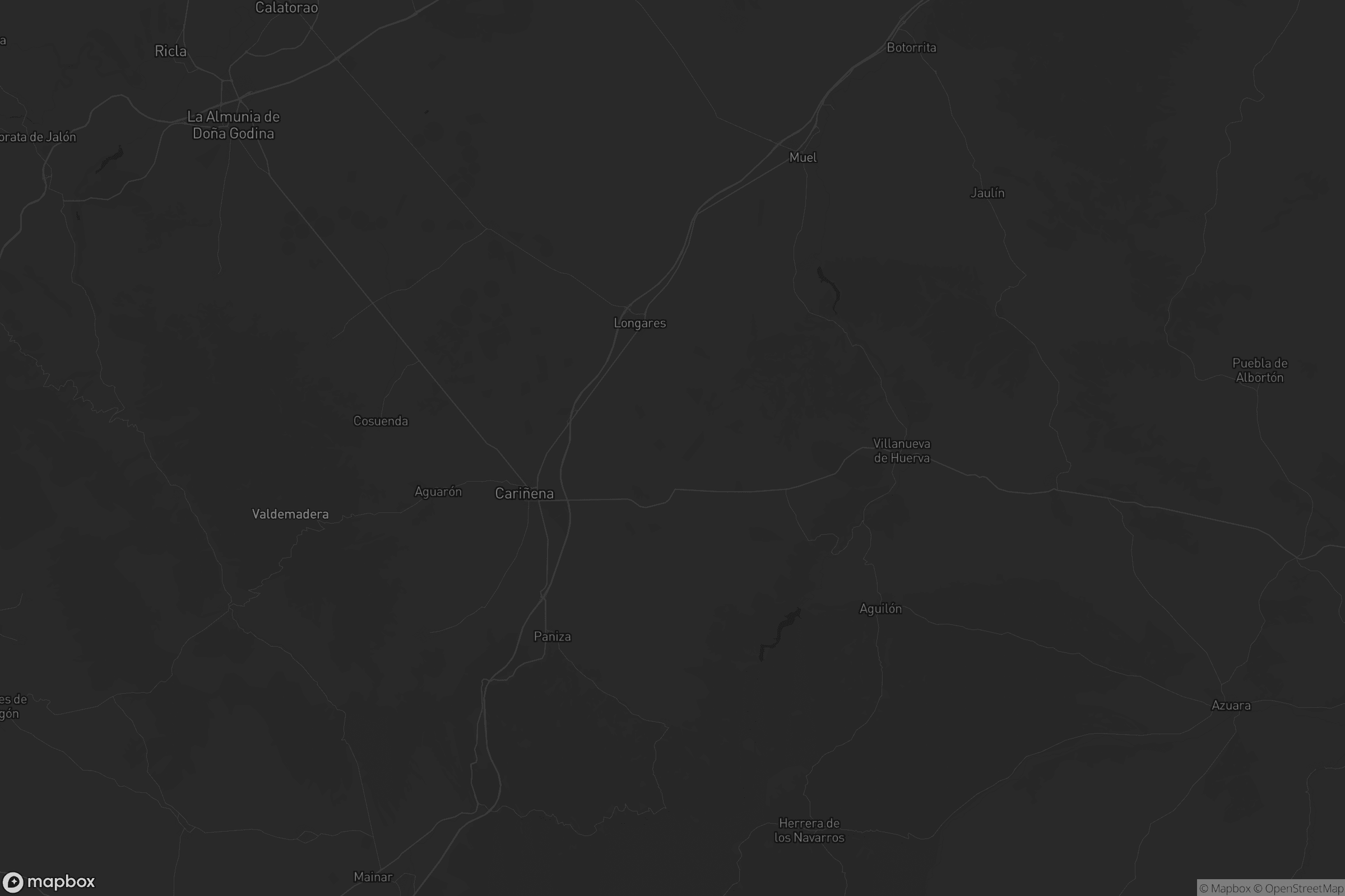 Mapa de Campo de Cariñena