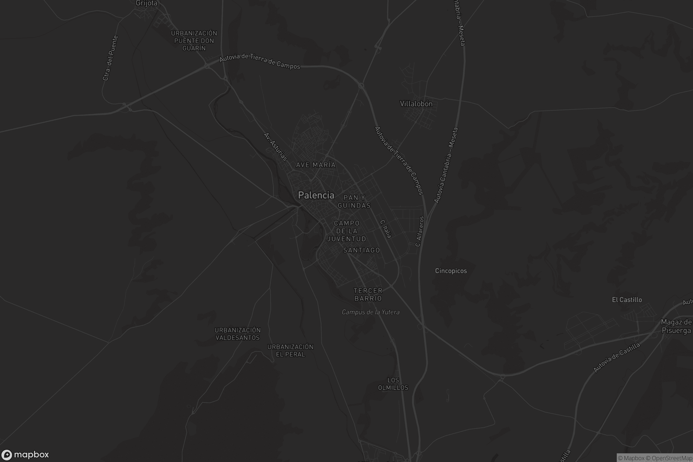 Mapa de Campo de la Juventud