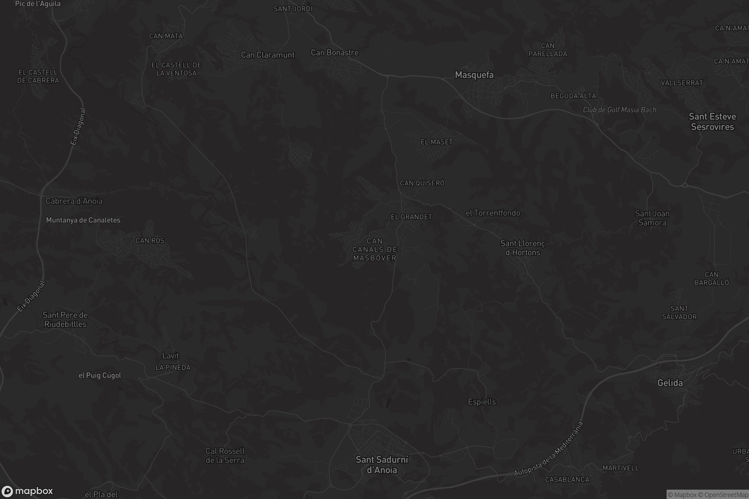 Mapa de Can Canals de Masbover