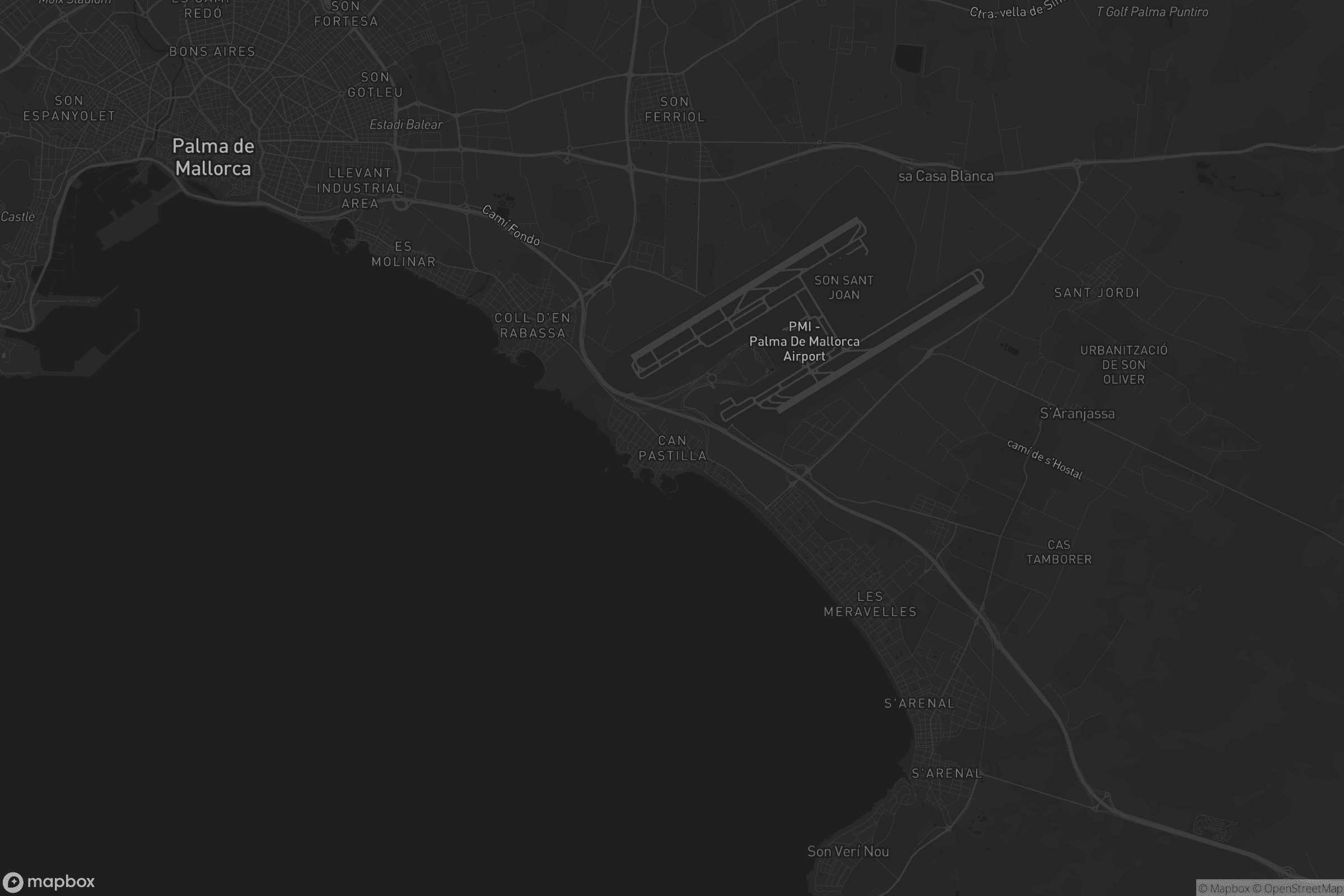 Mapa de Can Pastilla