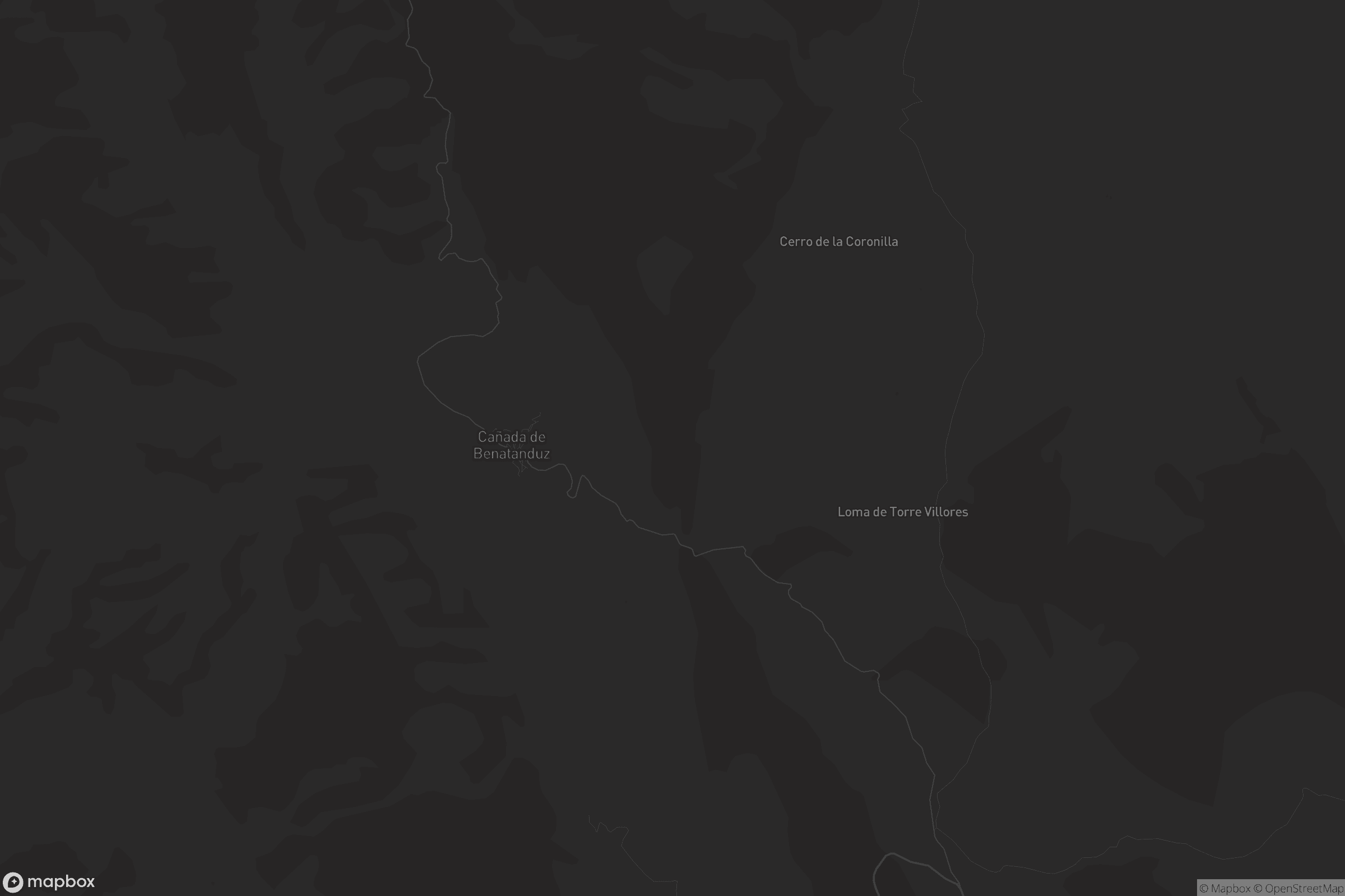 Mapa de Cañada de Benatanduz