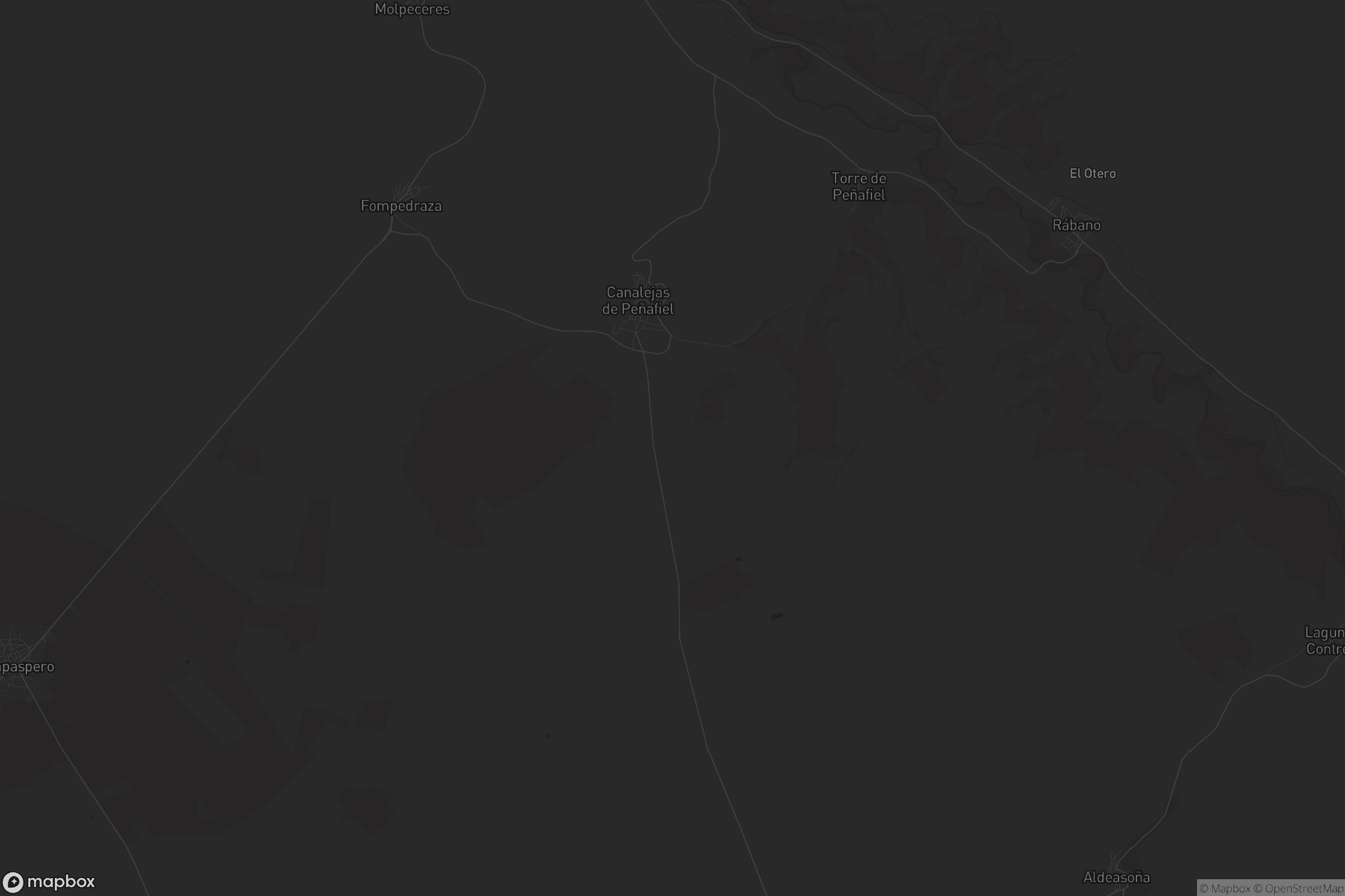 Mapa de Canalejas de Peñafiel