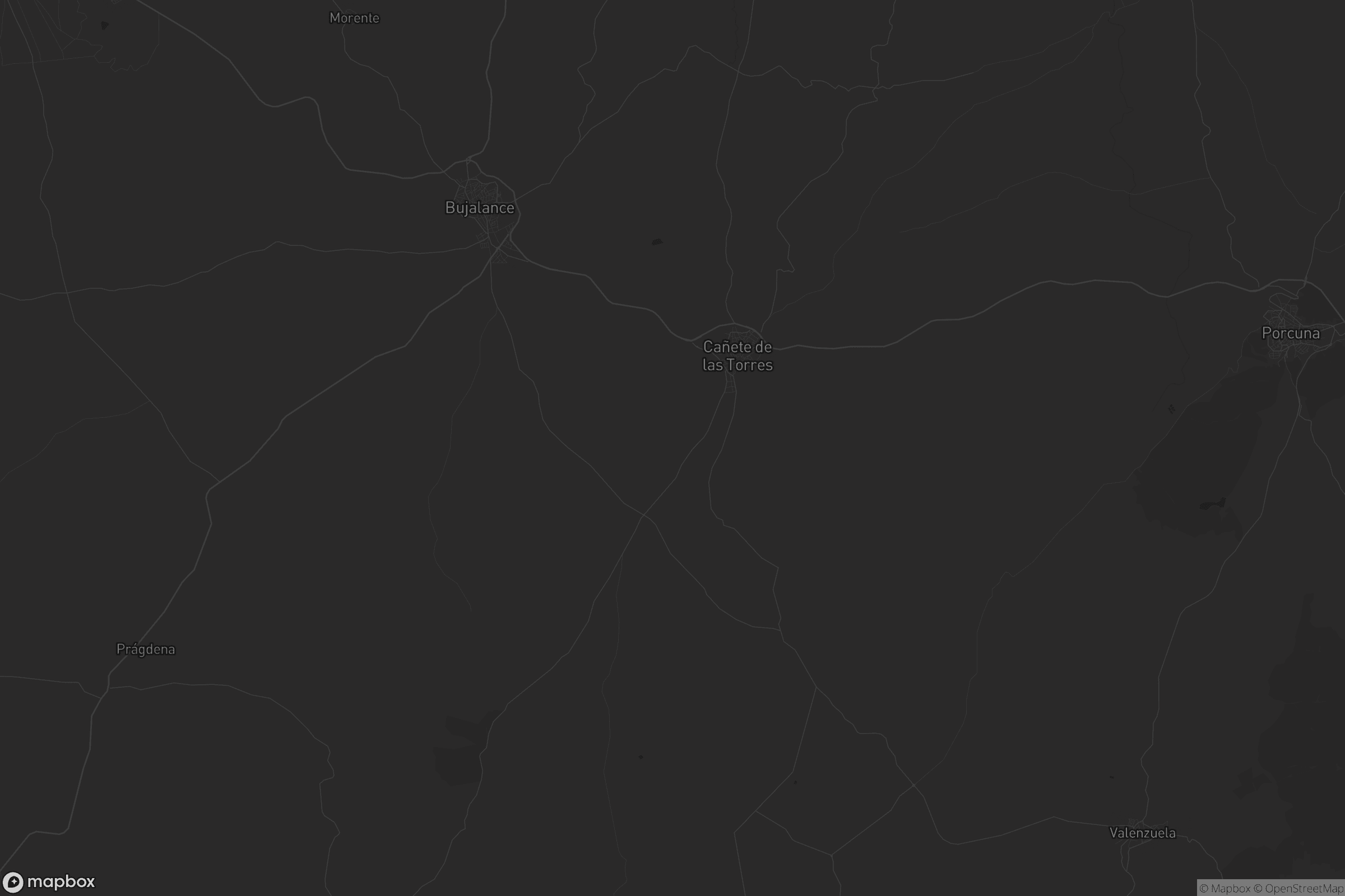 Mapa de Cañete de las Torres