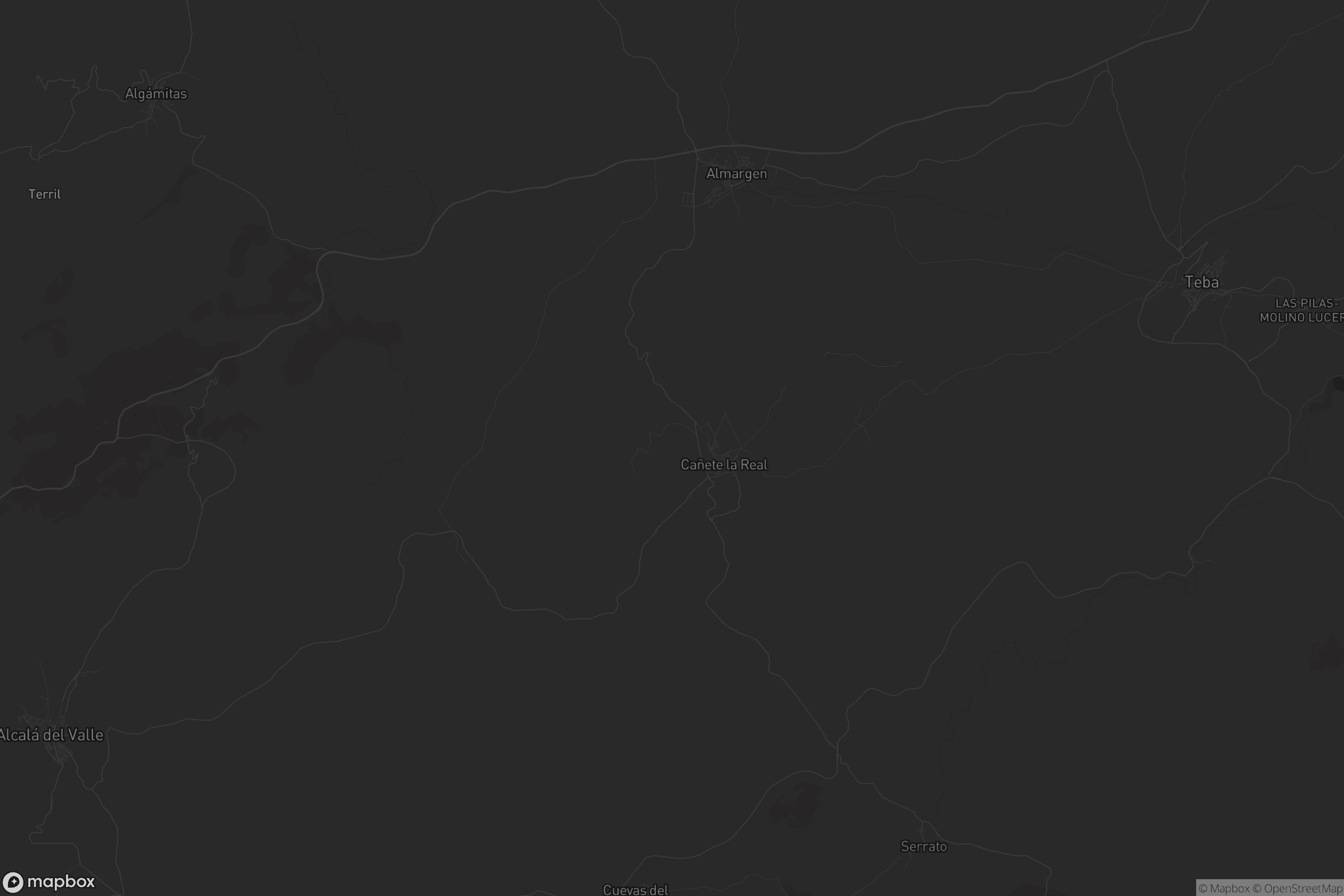 Mapa de Cañete la Real