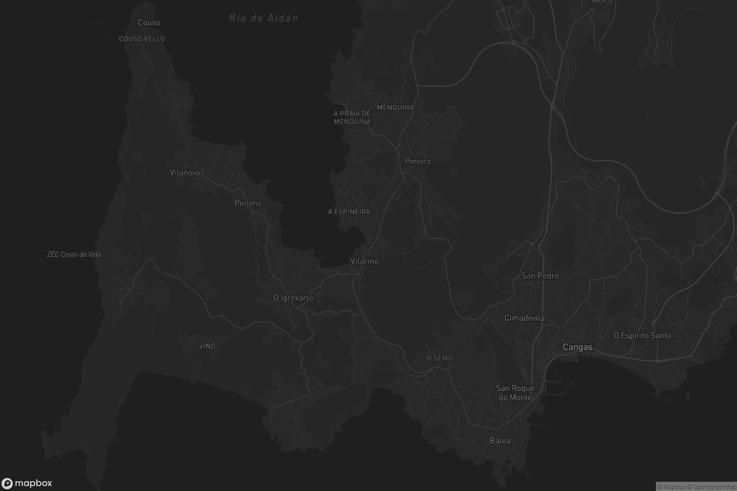 Mapa de Cangas de Morrazo