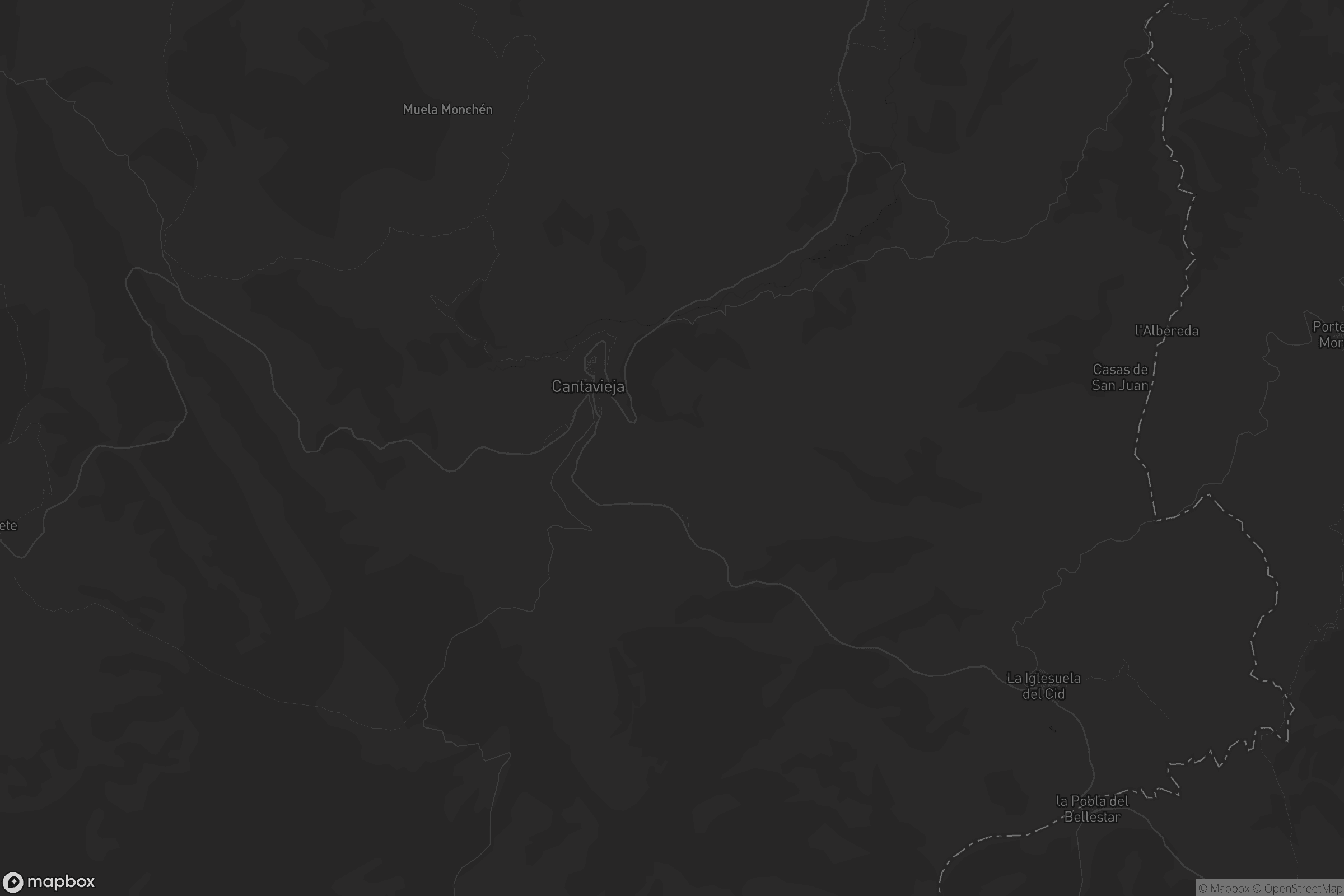 Mapa de Cantavieja