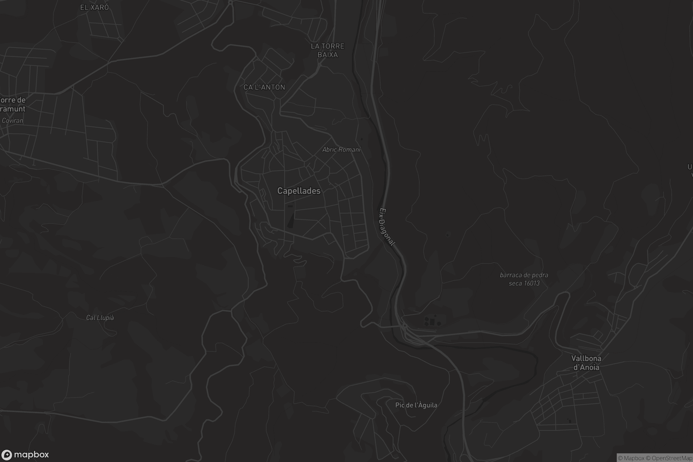 Mapa de Capellades