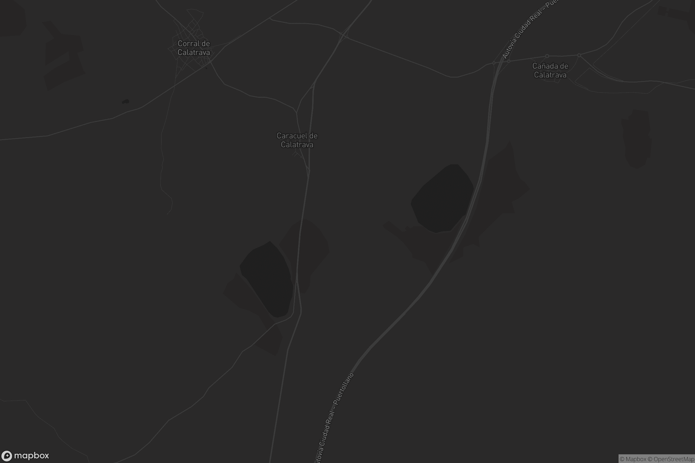 Mapa de Caracuel de Calatrava