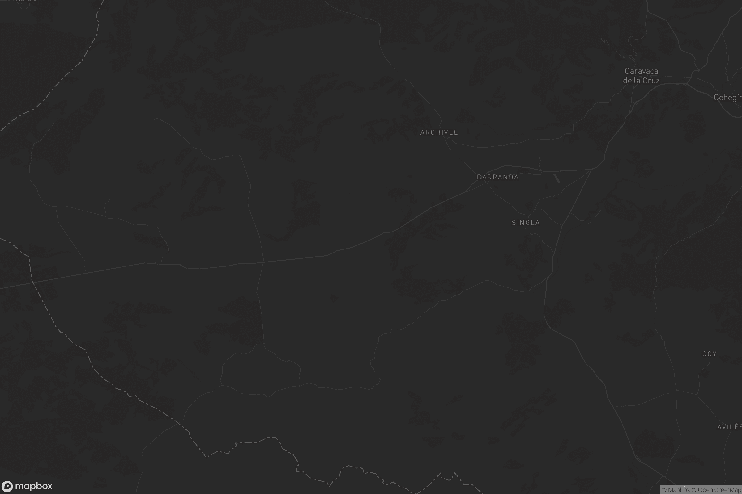 Mapa de Caravaca de la Cruz