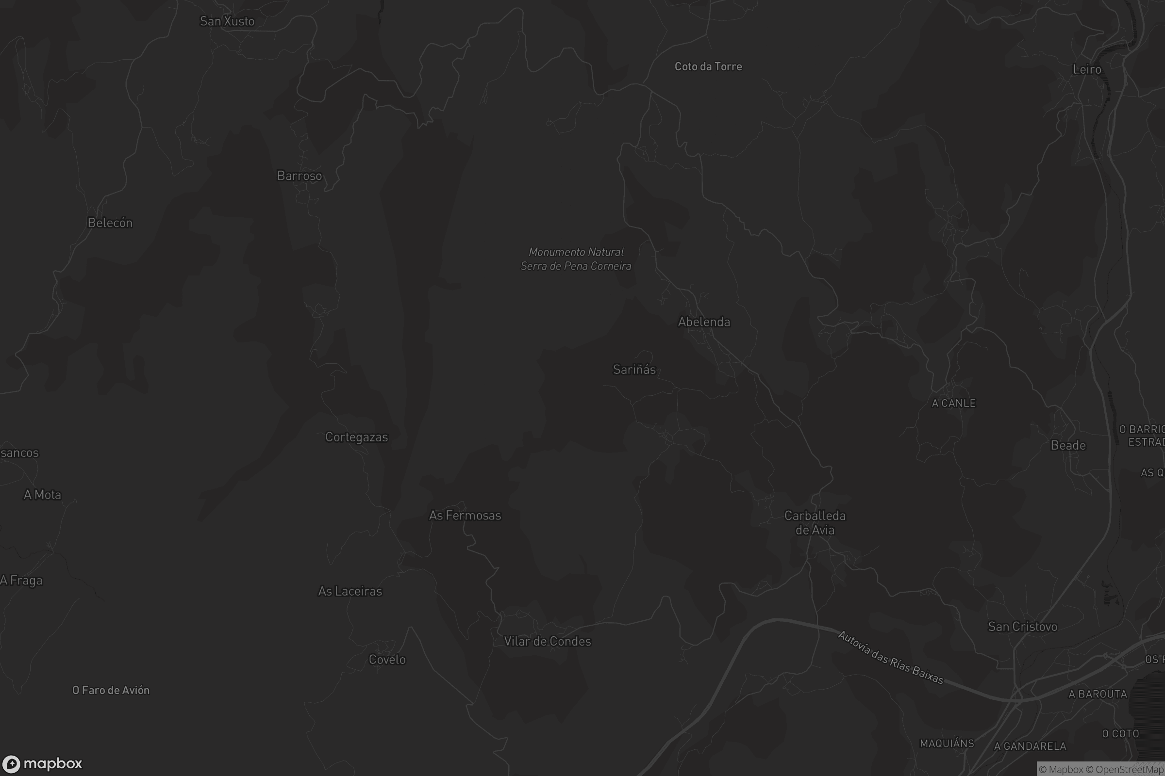 Mapa de Carballeda de Avia