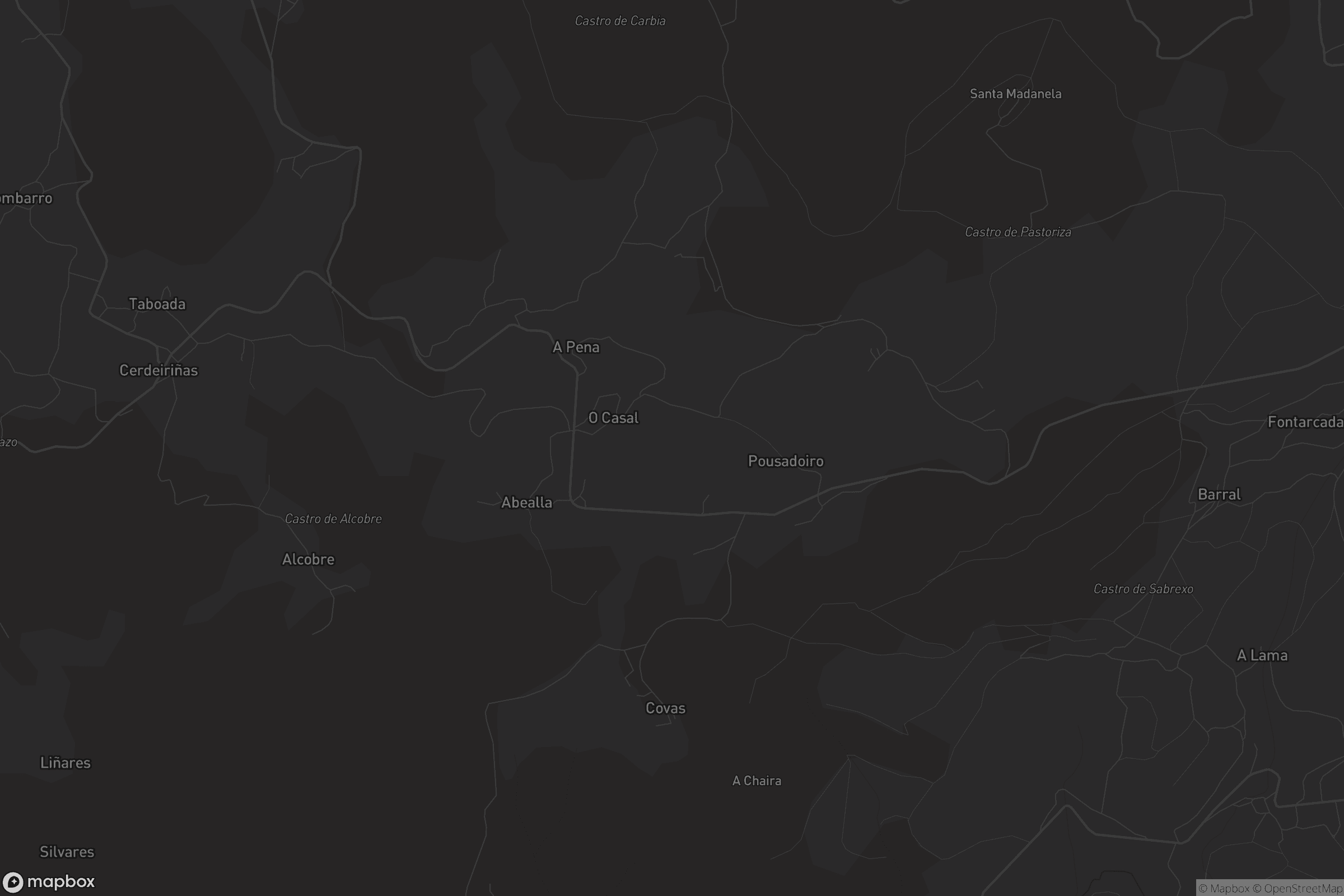 Mapa de Carbia