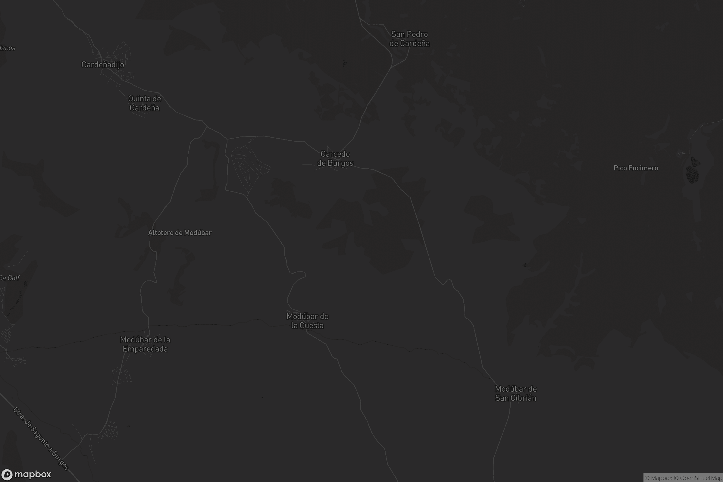 Mapa de Carcedo de Burgos