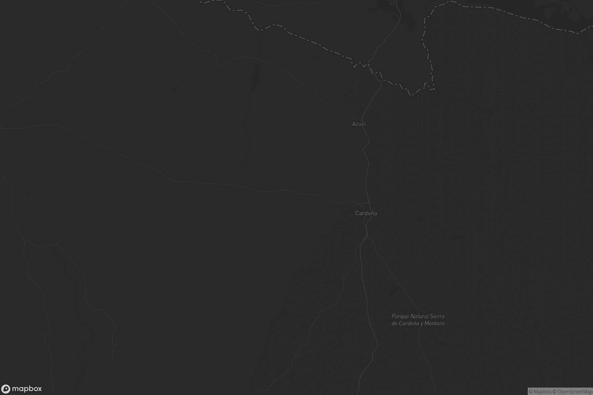 Mapa de Cardeña
