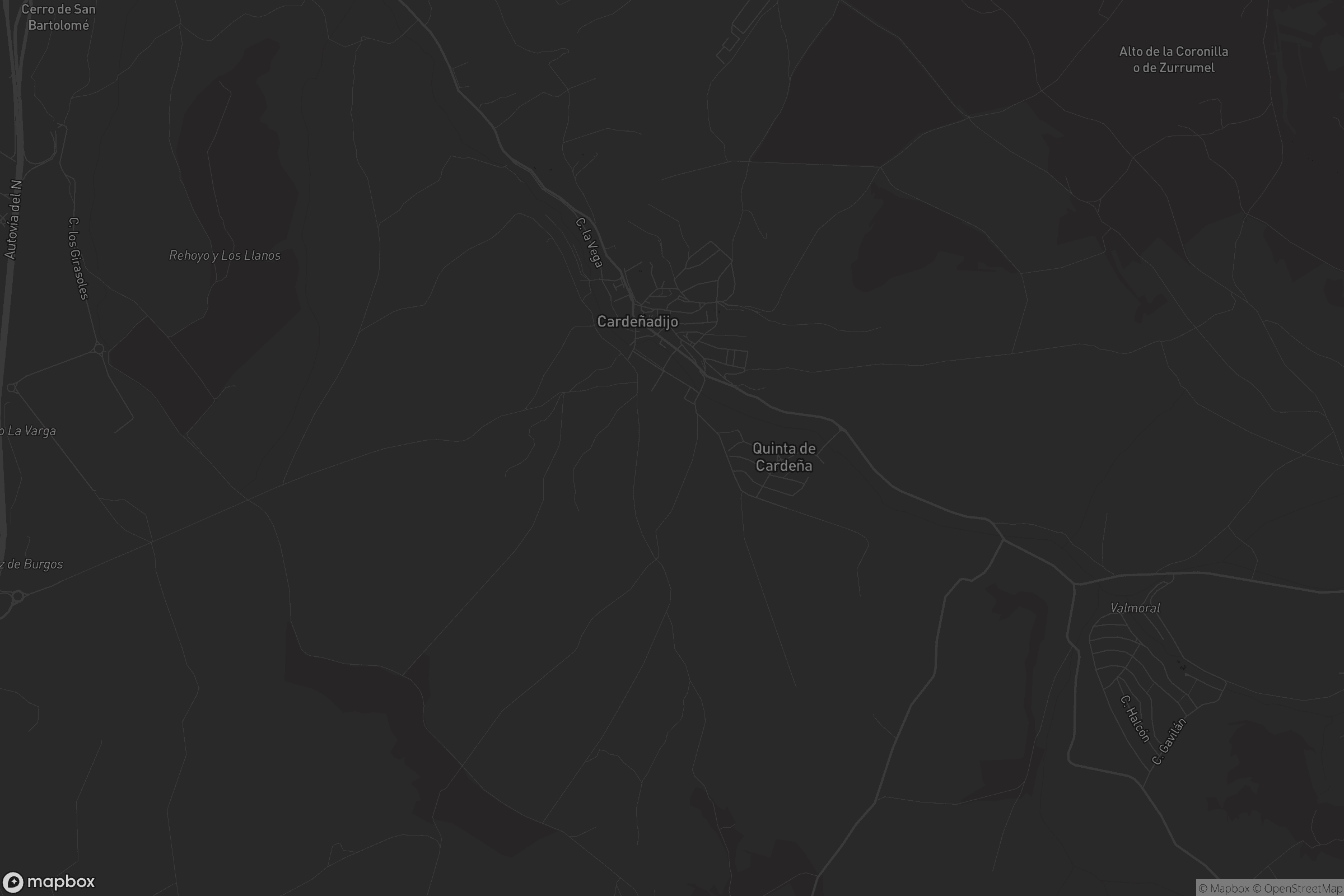 Mapa de Cardeñadijo