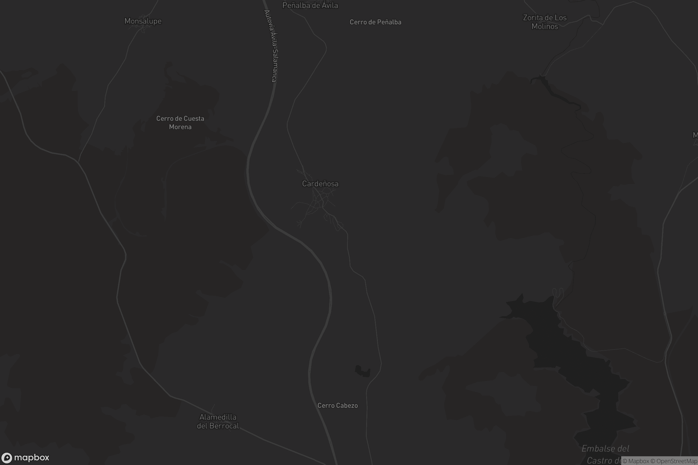 Mapa de Cardeñosa
