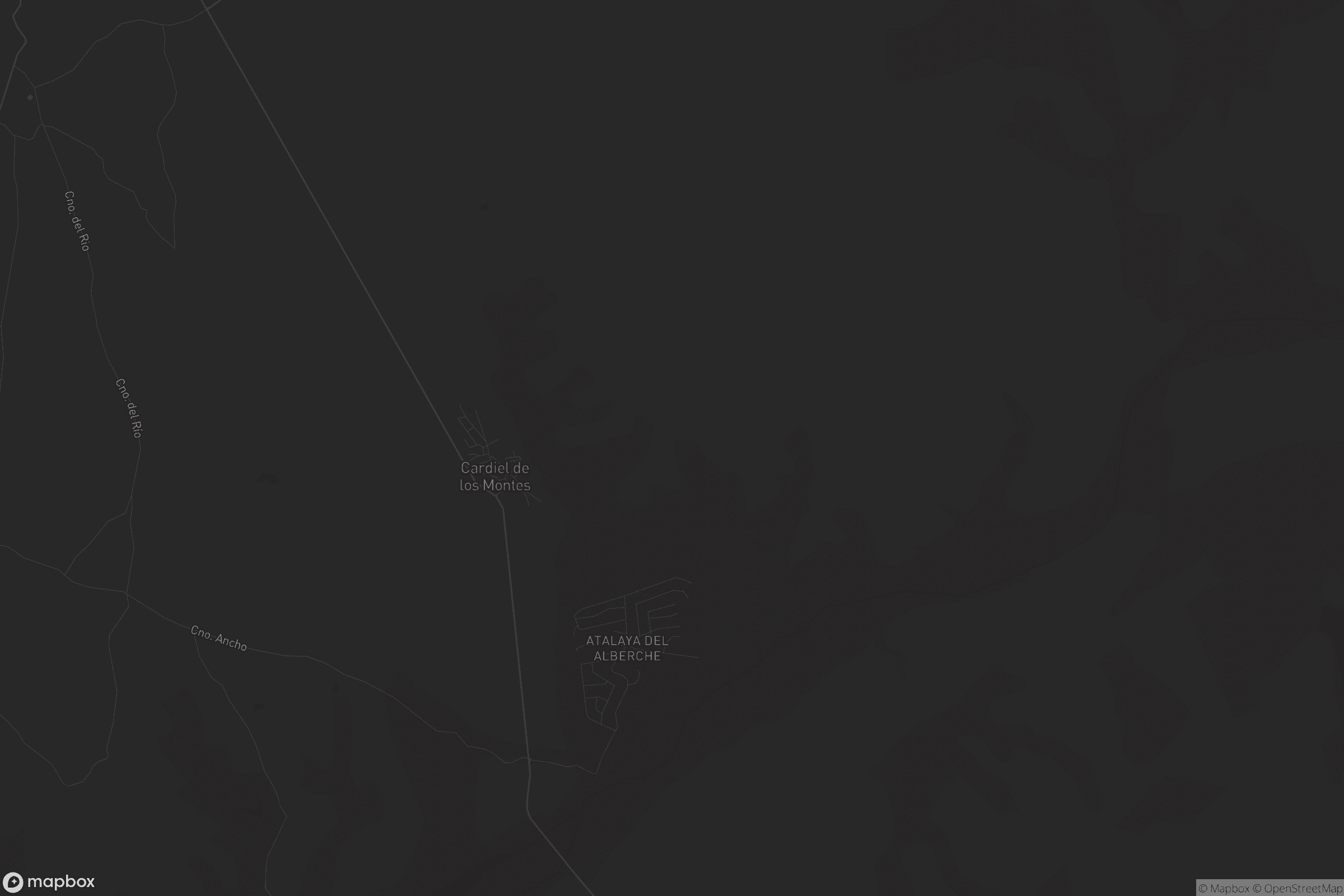 Mapa de Cardiel de los Montes