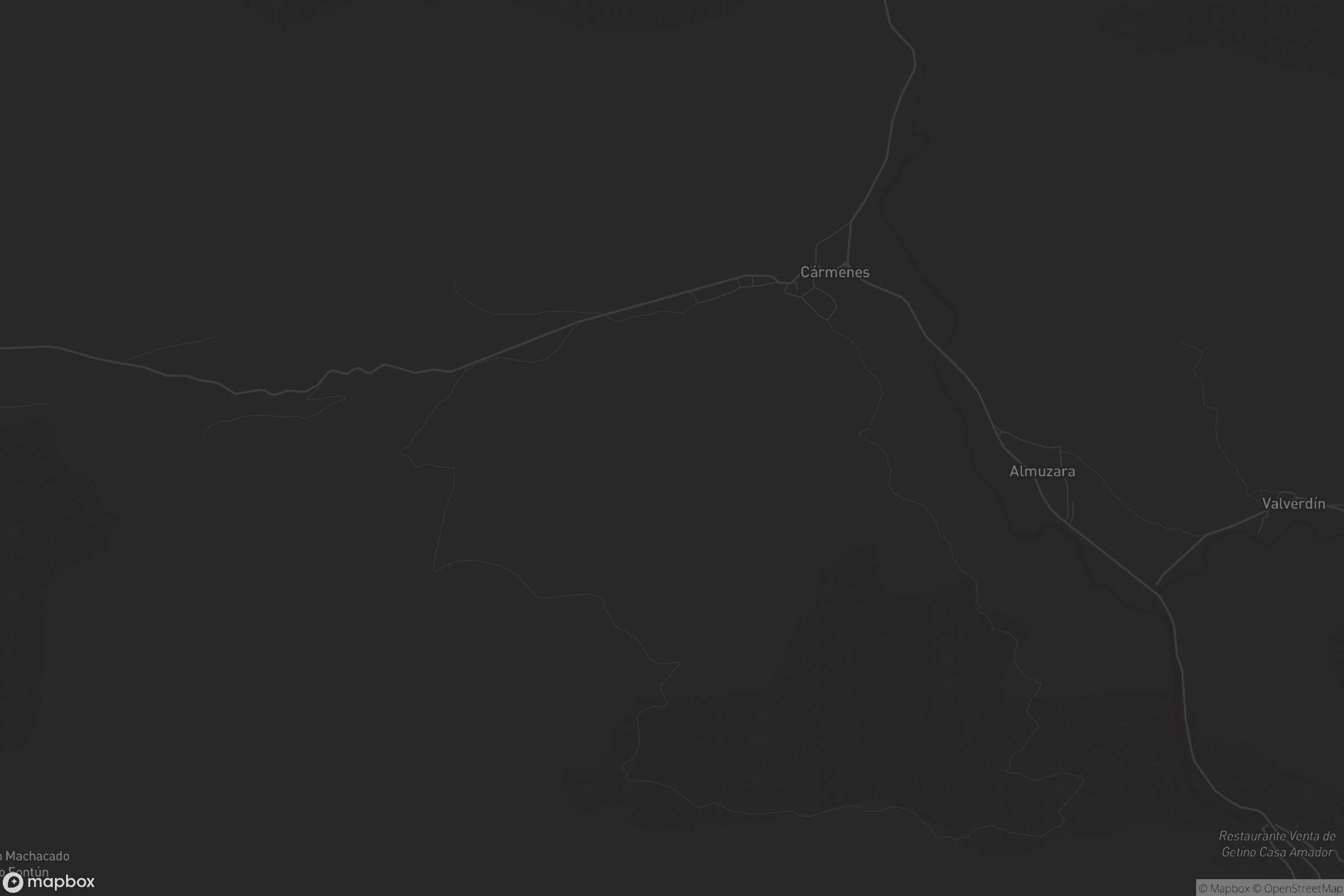 Mapa de Cármenes