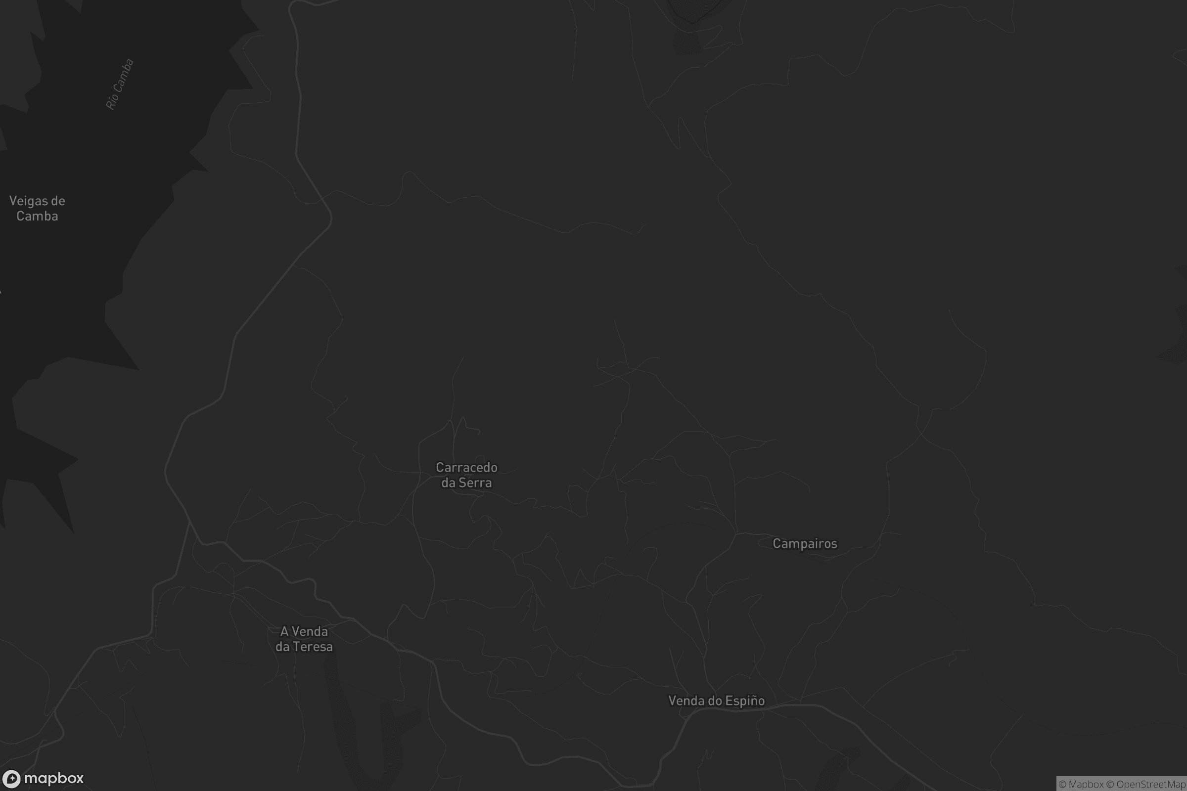 Mapa de Carracedo da Serra