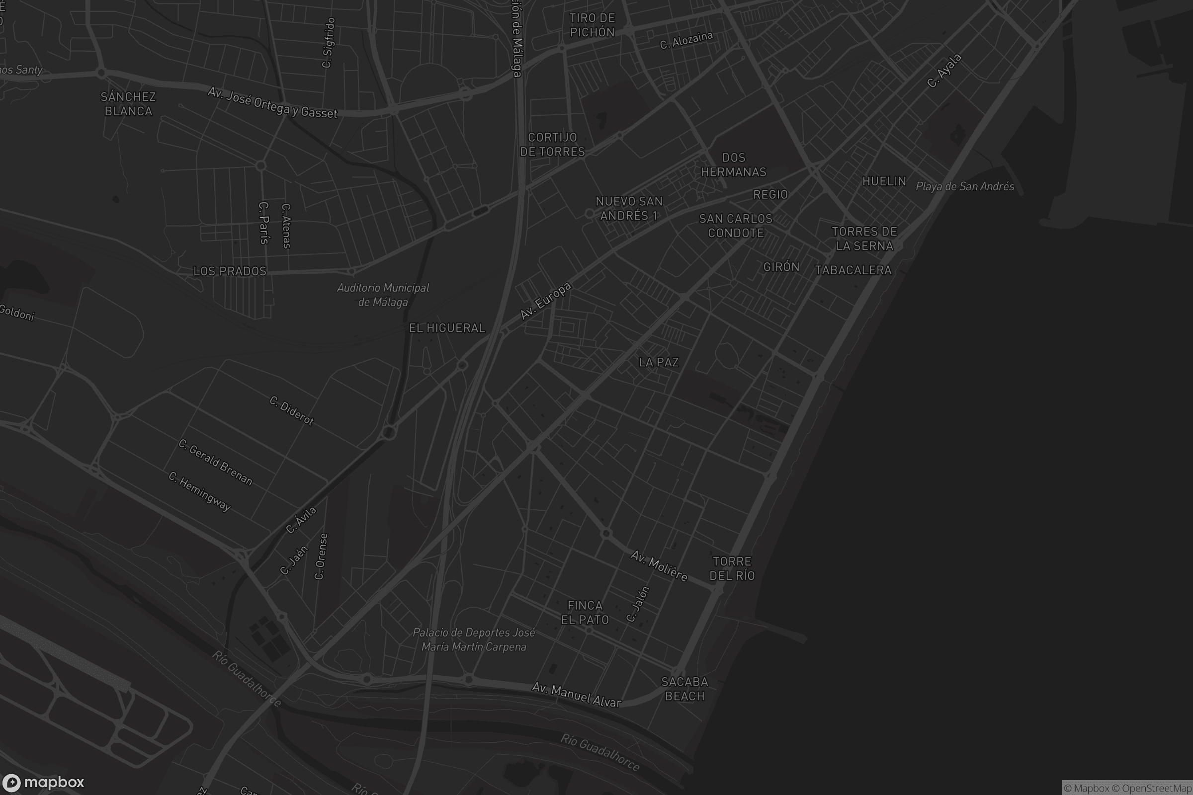 Mapa de Carretera de Cádiz