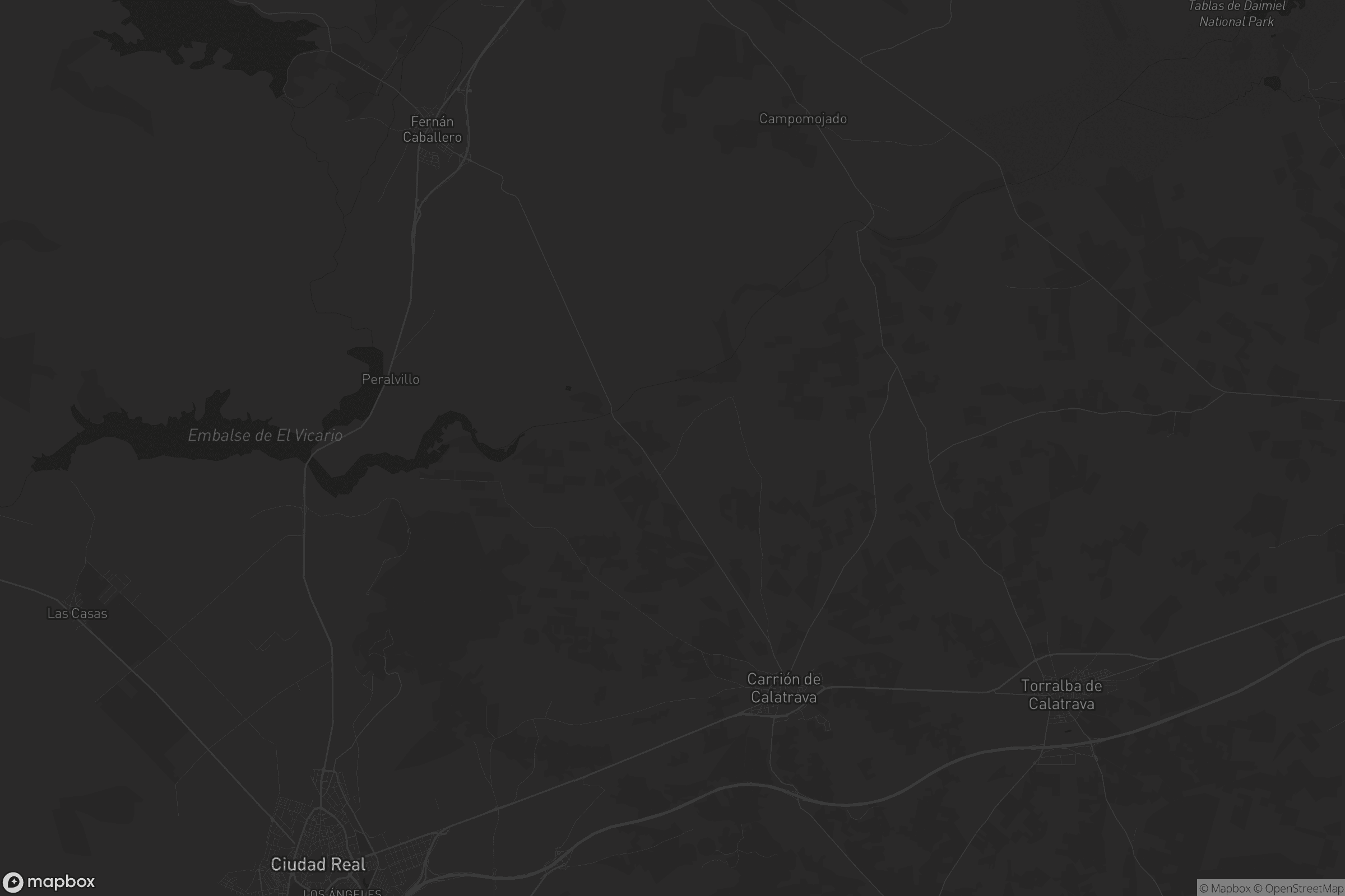 Mapa de Carrión de Calatrava