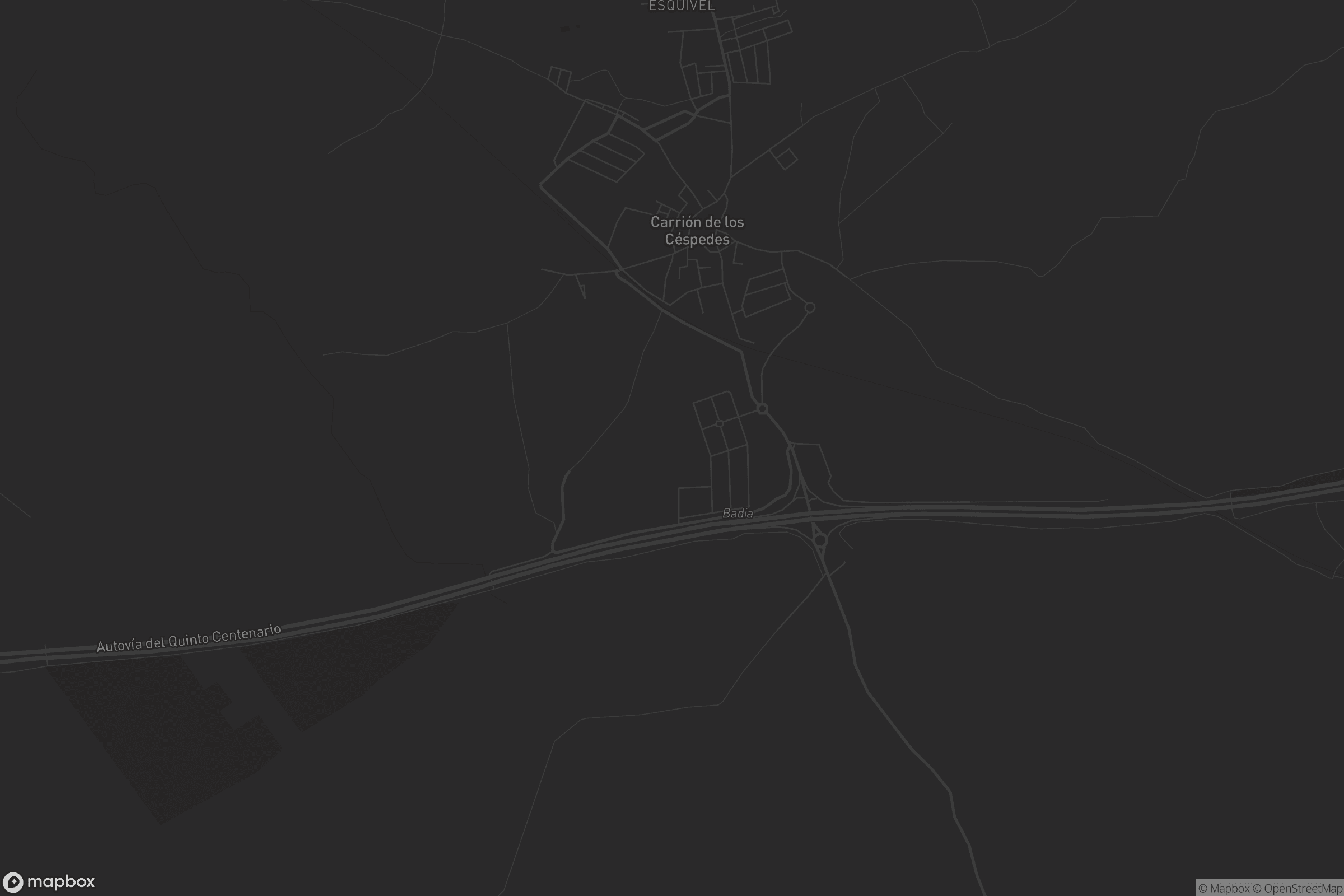 Mapa de Carrión de los Céspedes