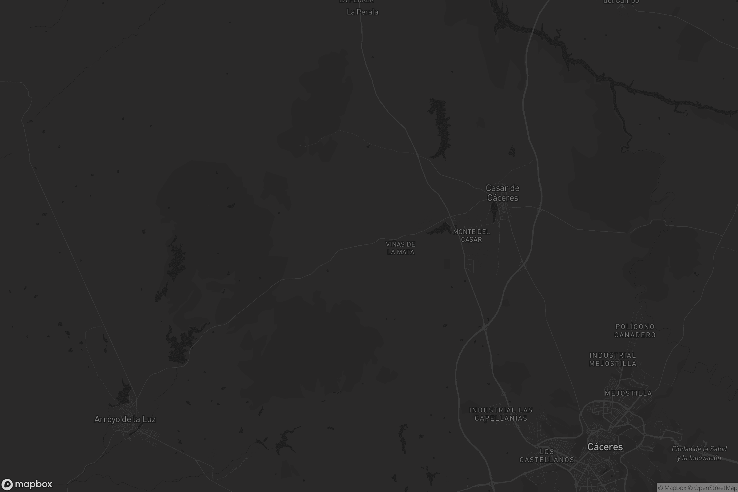 Mapa de Casar de Cáceres