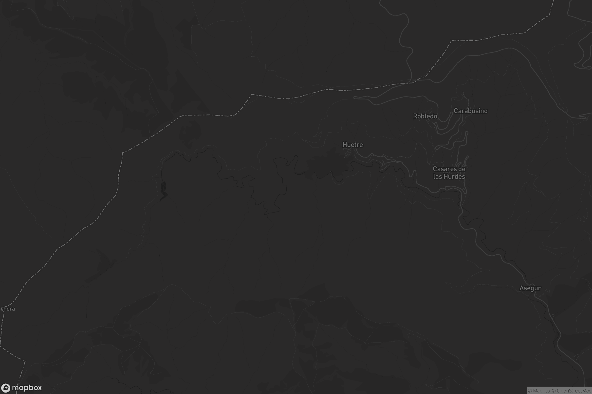 Mapa de Casares de las Hurdes