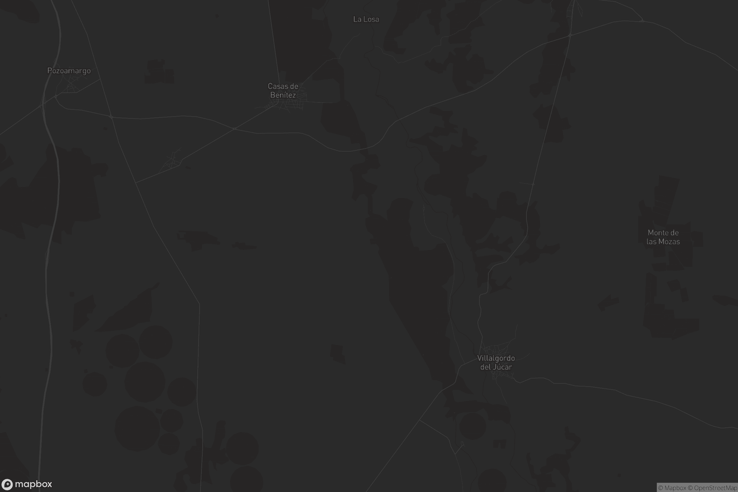 Mapa de Casas de Benítez