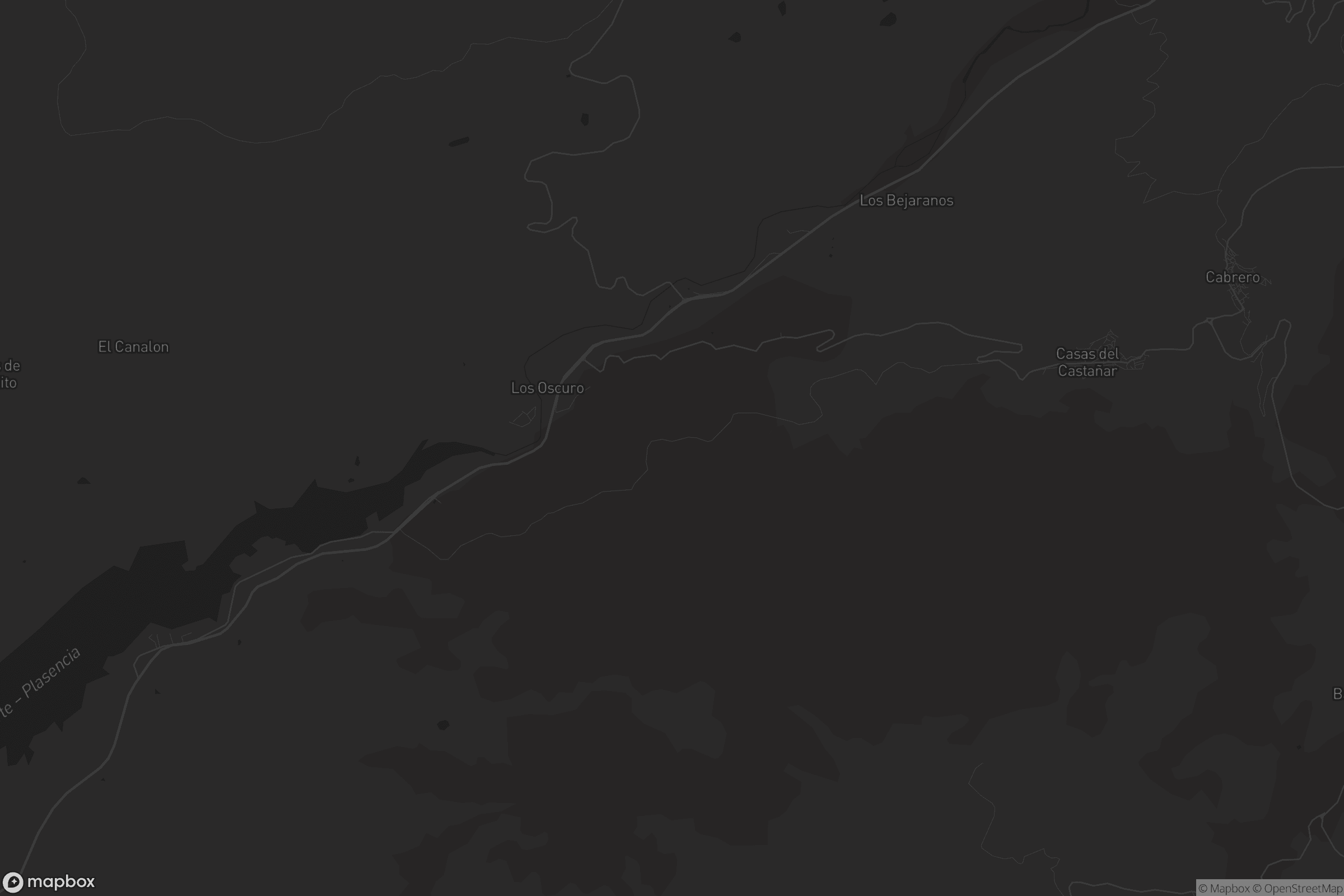 Mapa de Casas del Castañar