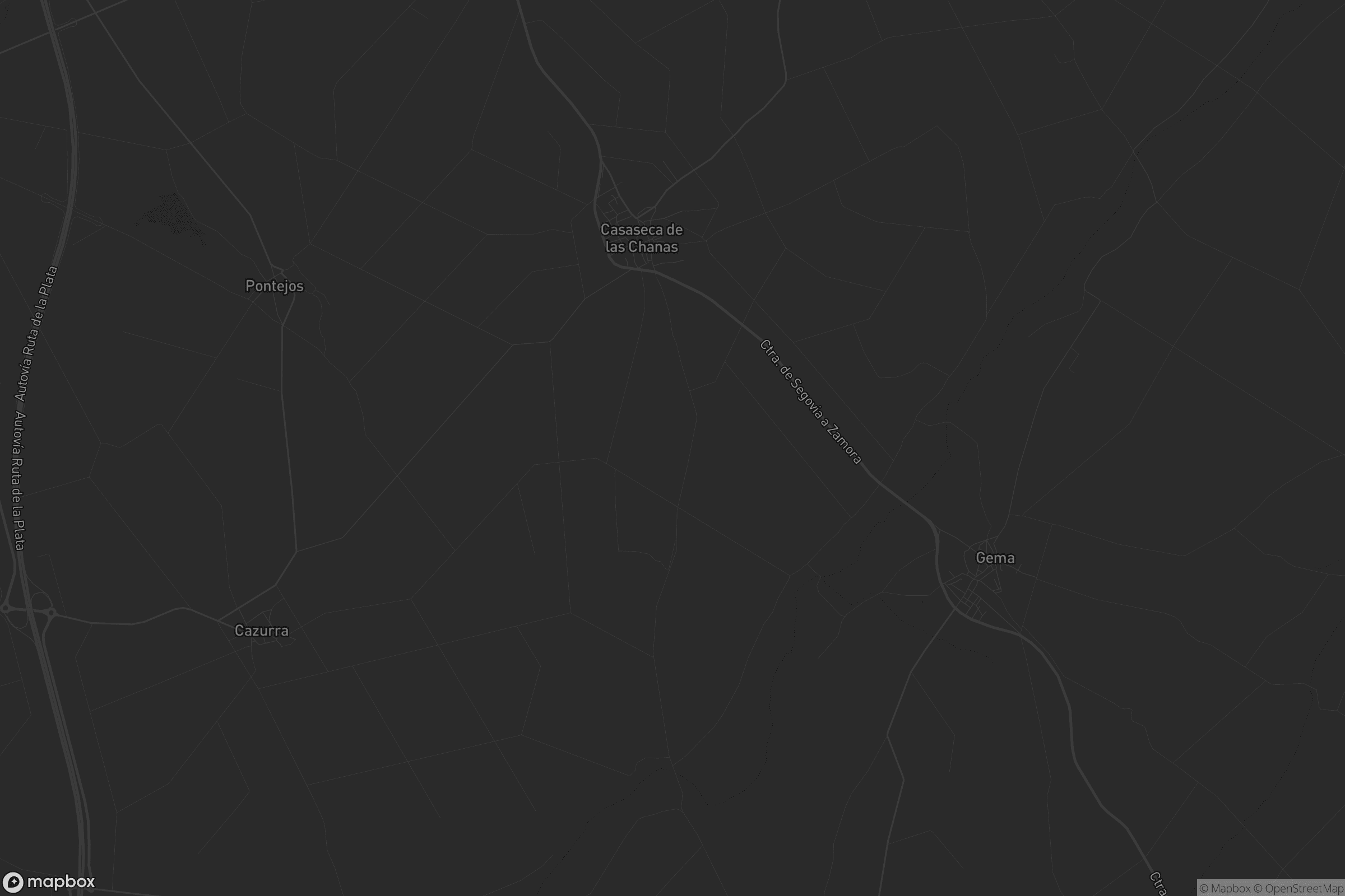 Mapa de Casaseca de las Chanas