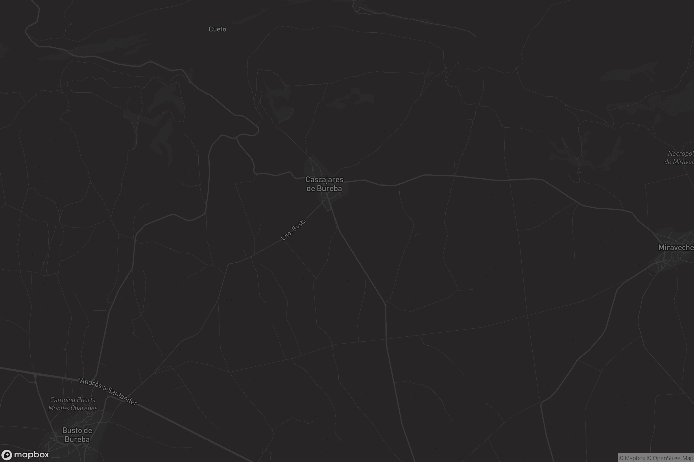 Mapa de Cascajares de Bureba