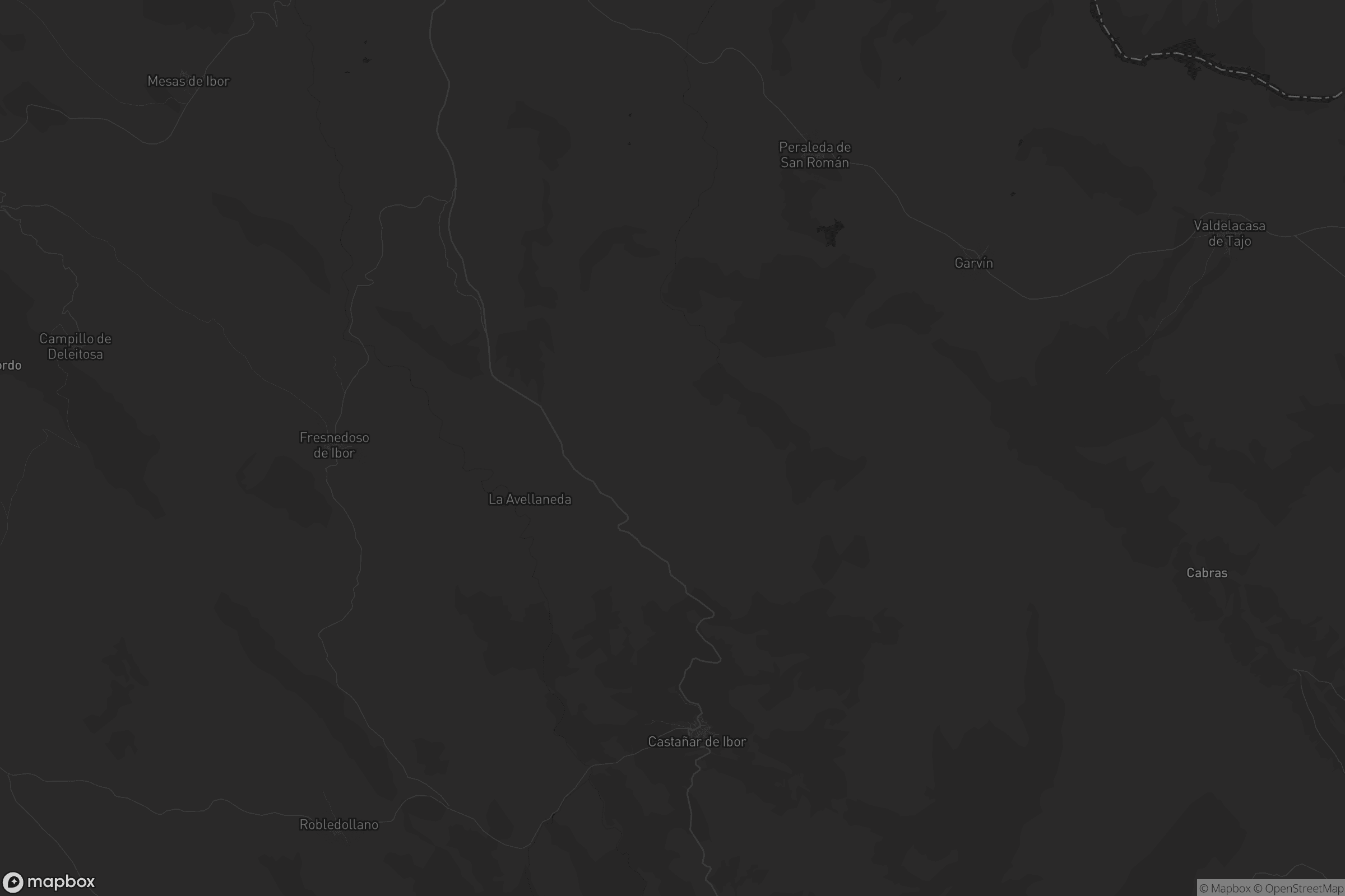 Mapa de Castañar de Ibor