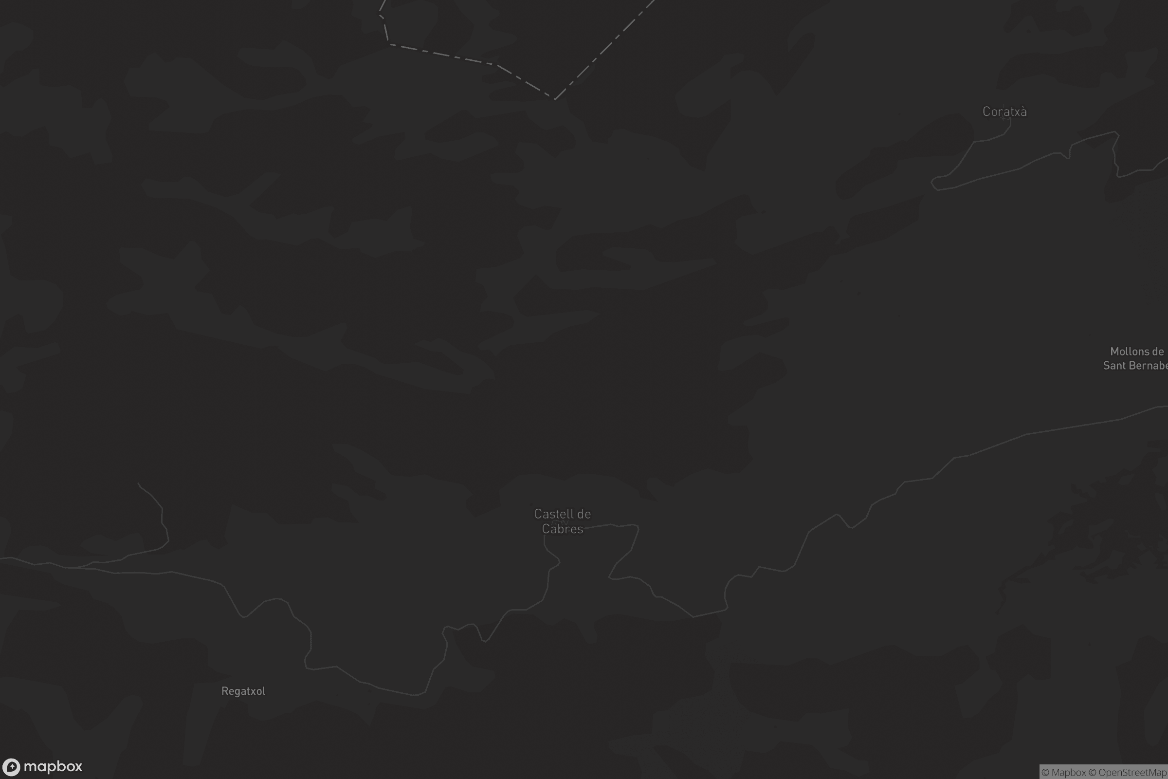 Mapa de Castell de Cabres