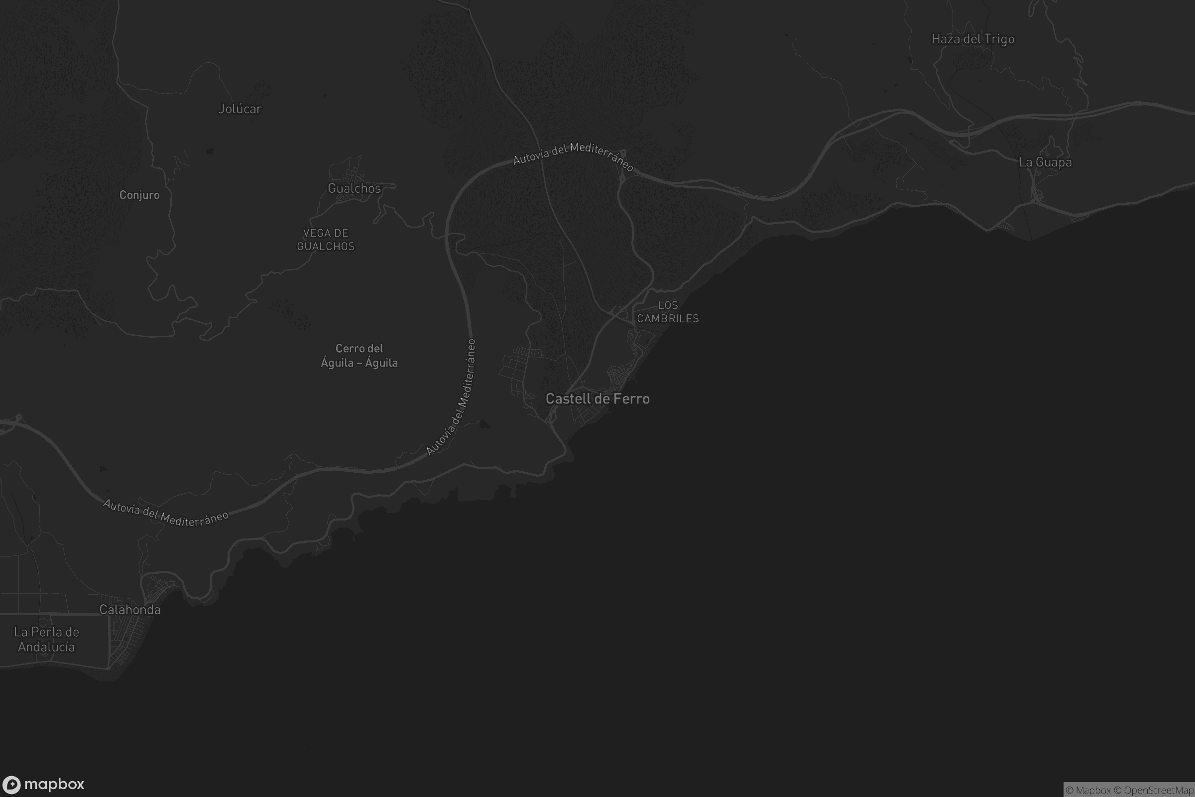 Mapa de Castell de Ferro