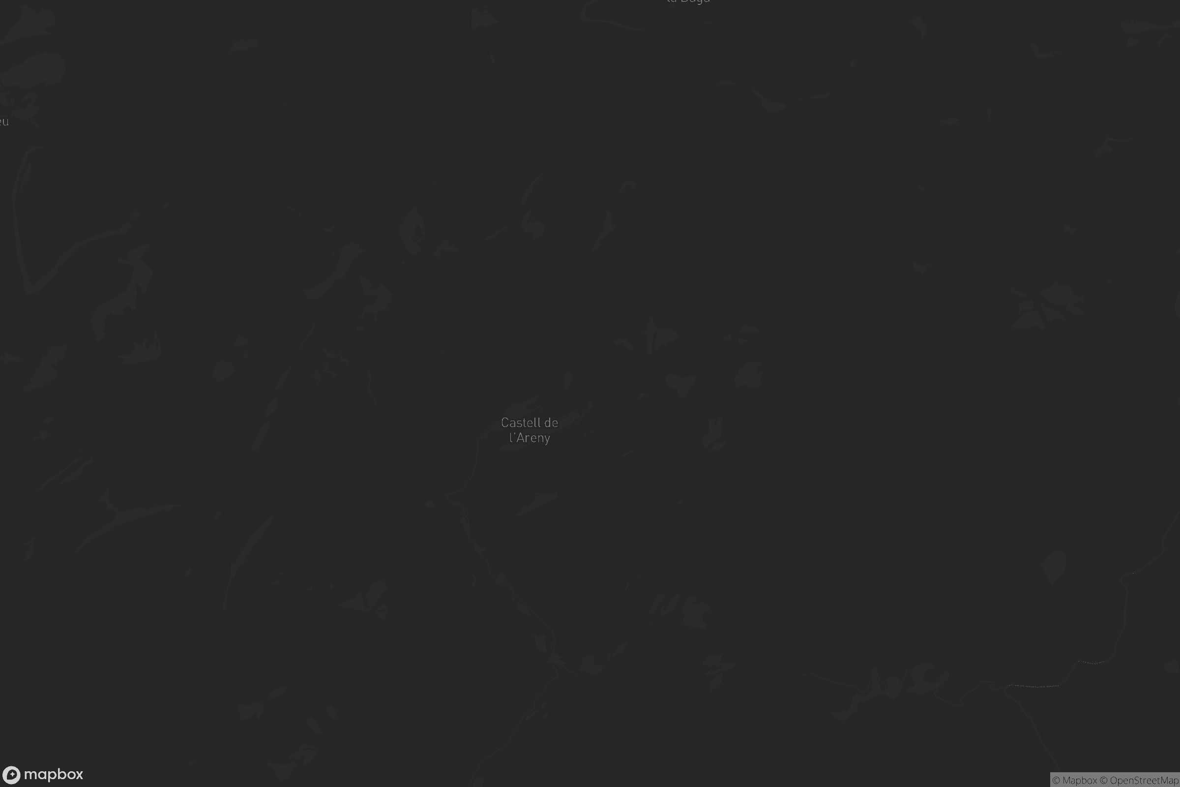 Mapa de Castell de l'Areny