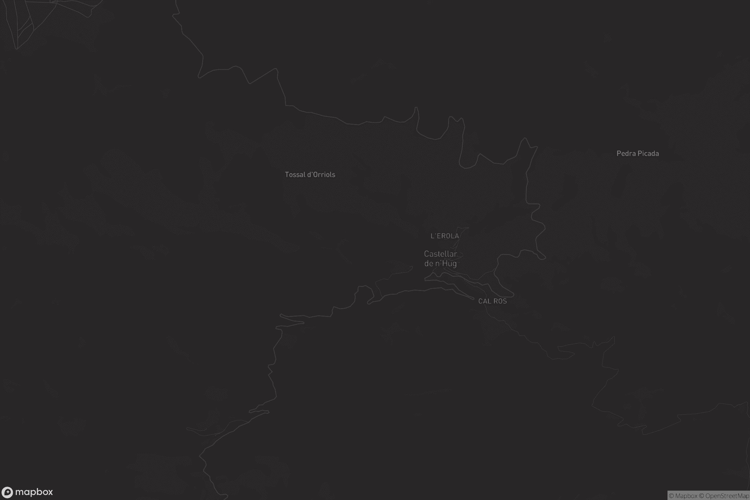 Mapa de Castellar de n'Hug