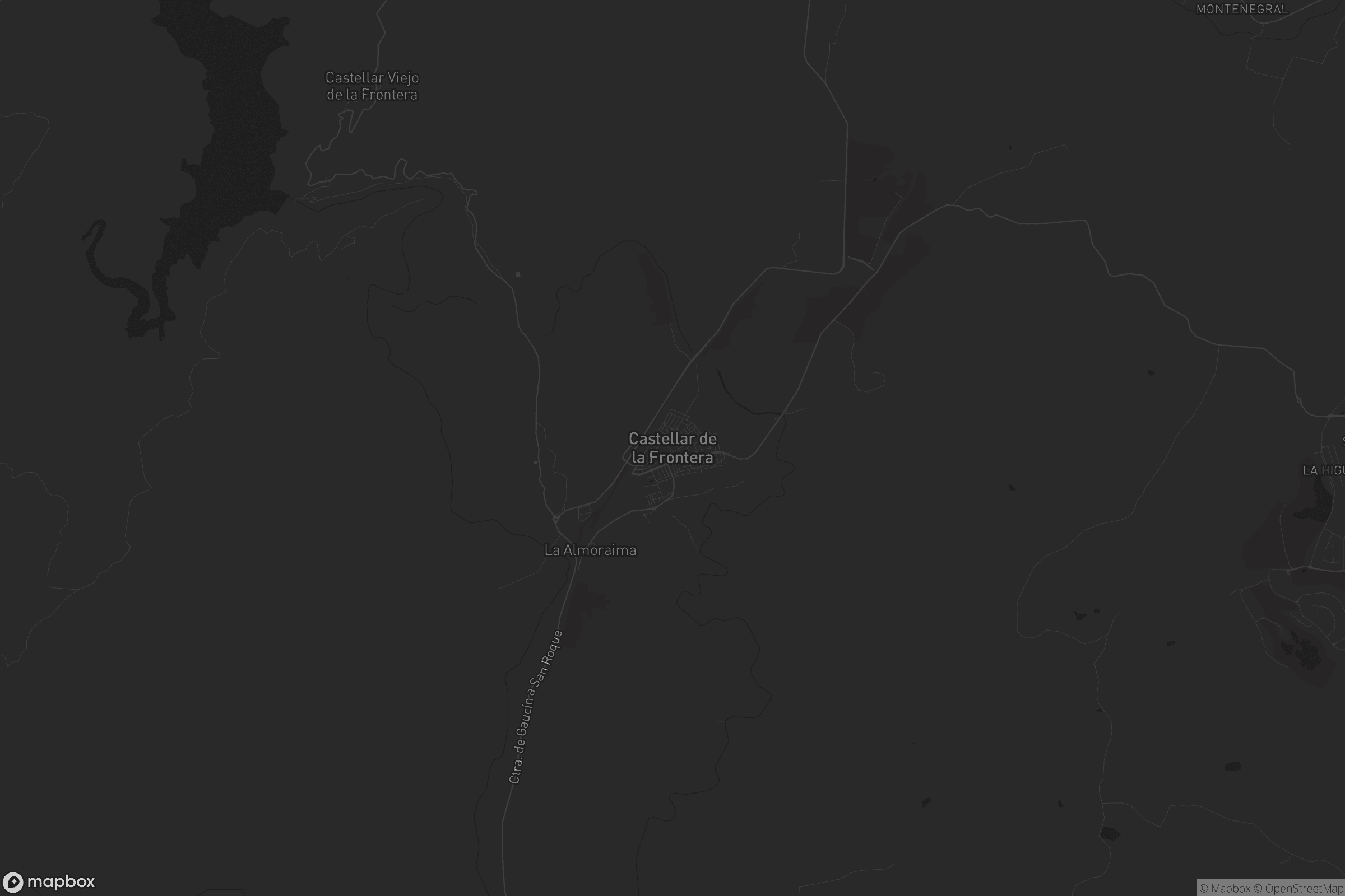Mapa de Castellar Nuevo de la Frontera