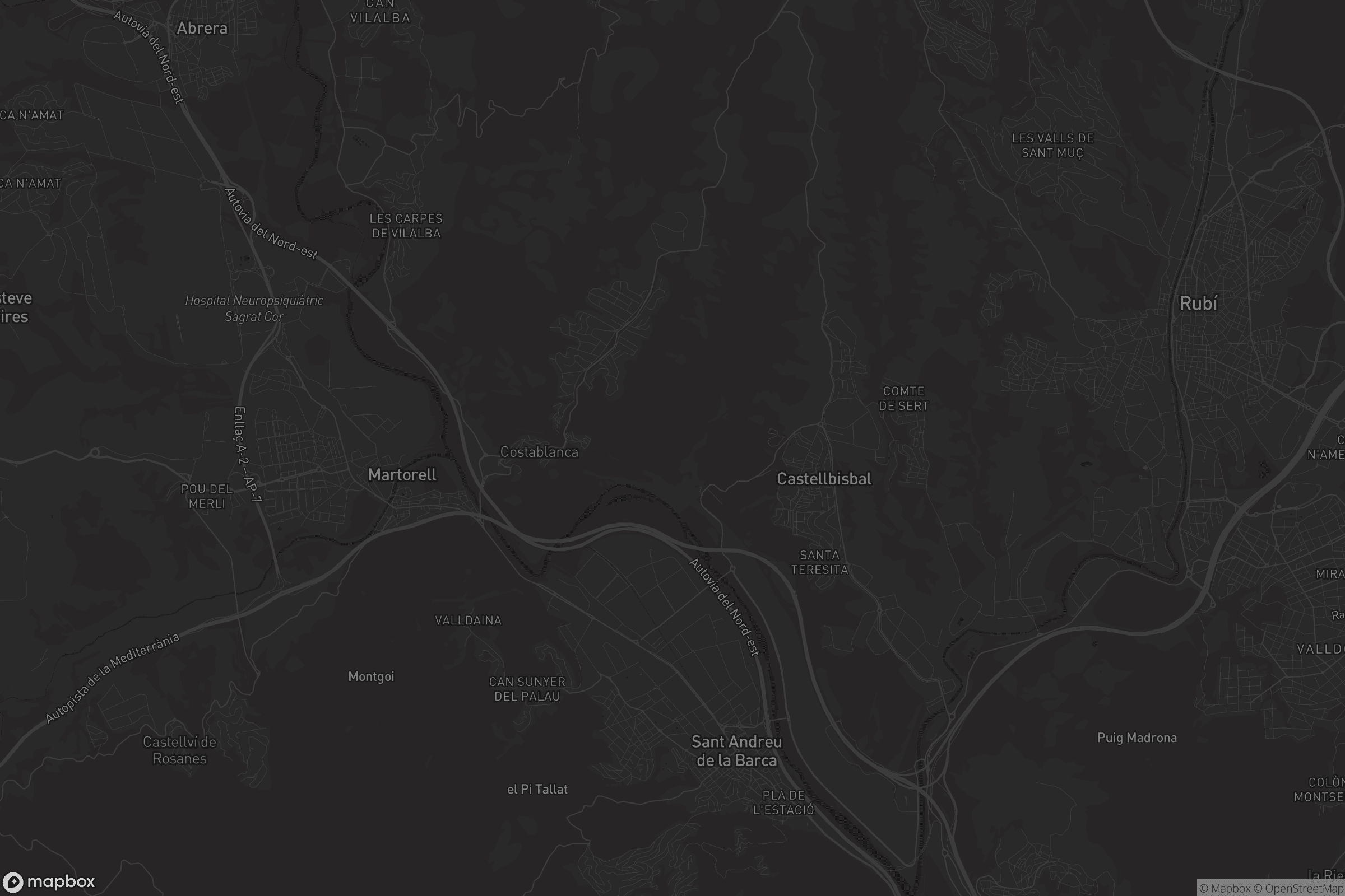 Mapa de Castellbisbal