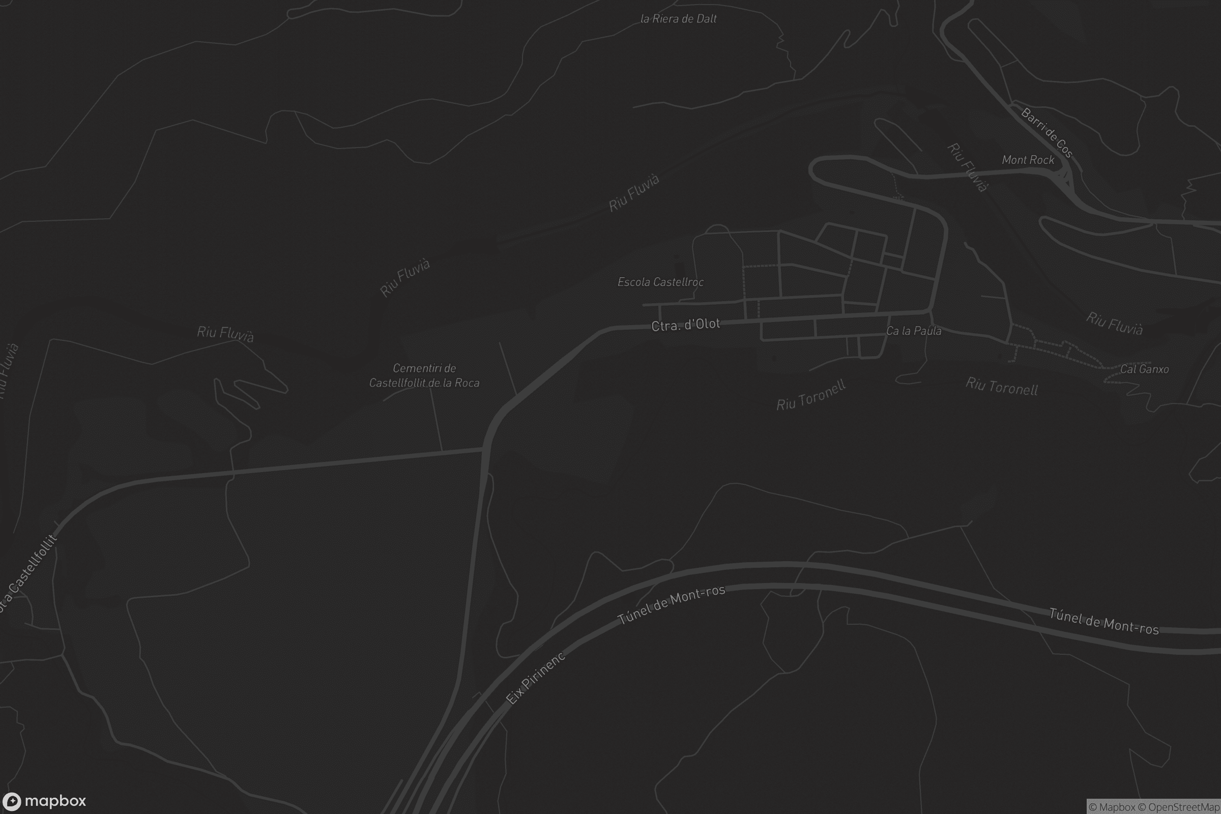 Mapa de Castellfollit de la Roca