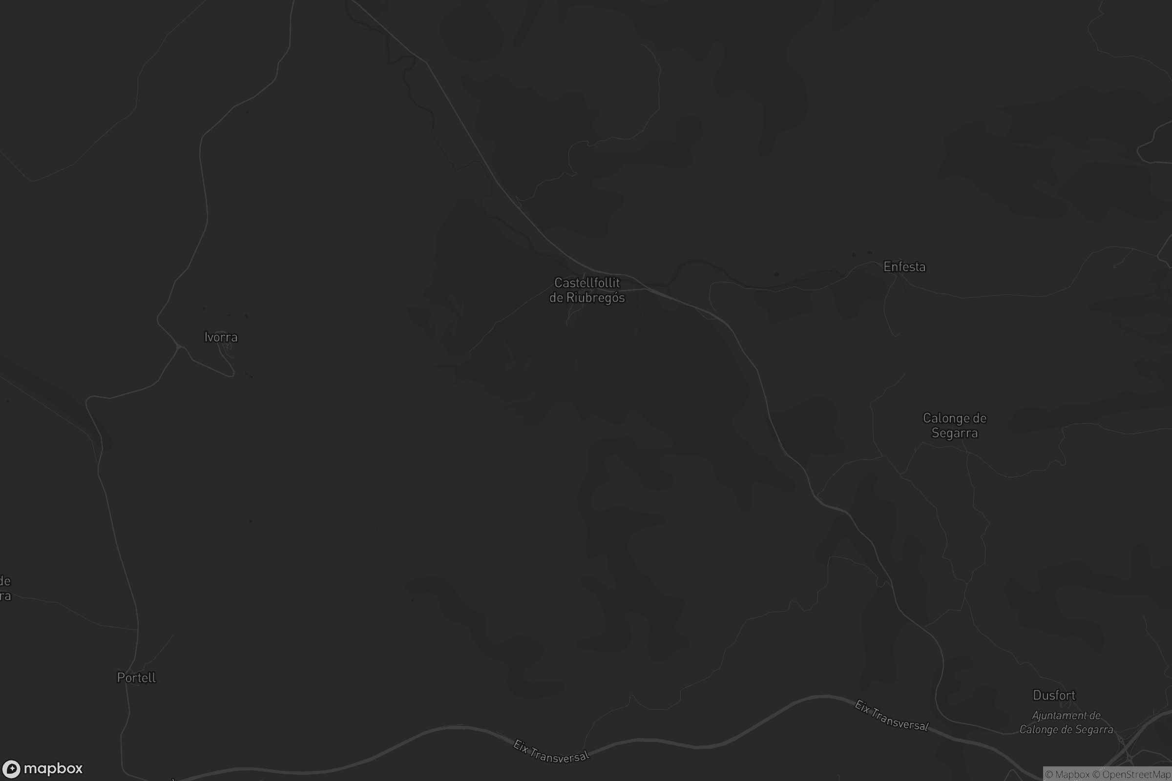 Mapa de Castellfollit de Riubregós
