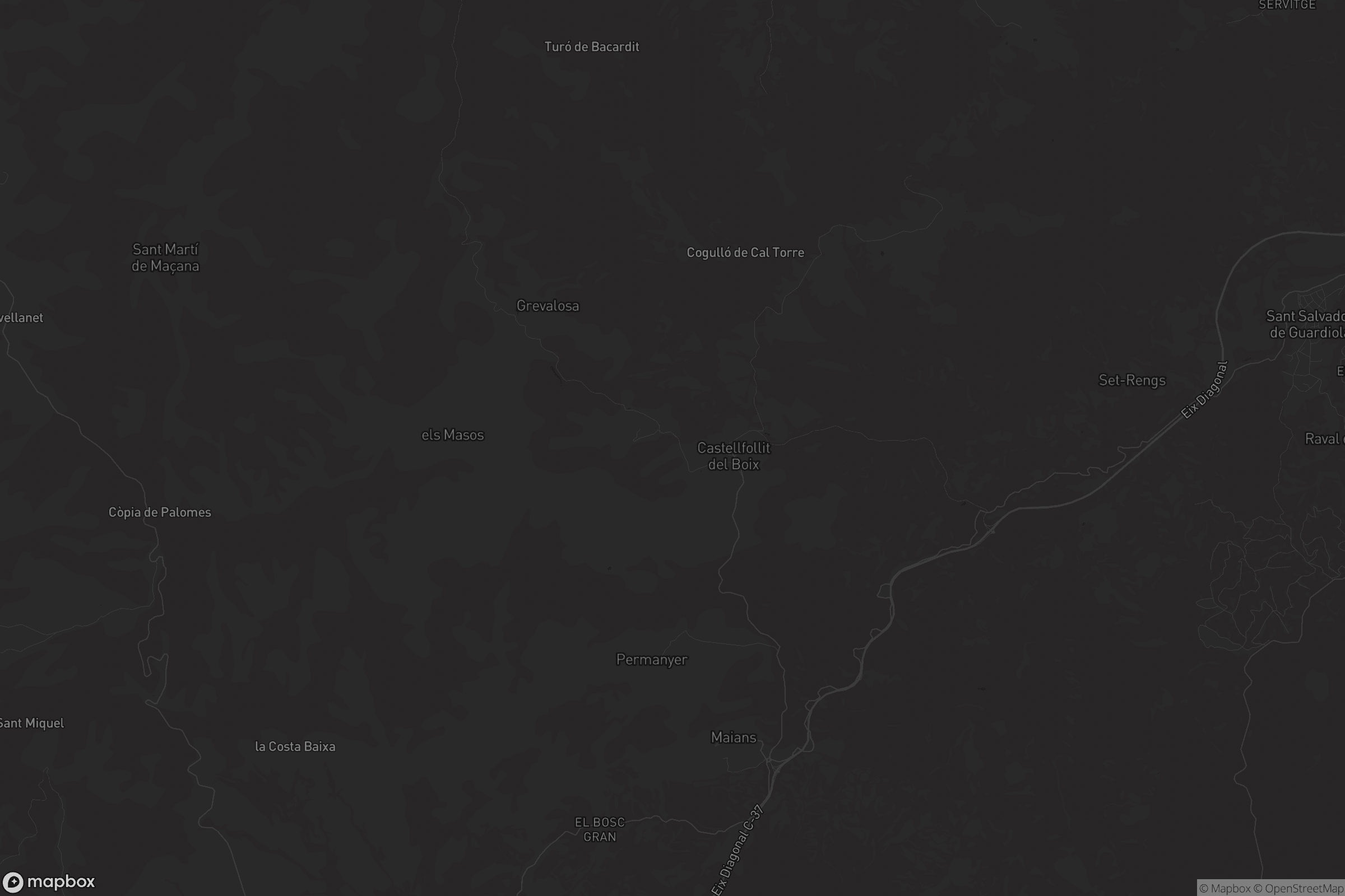 Mapa de Castellfollit del Boix