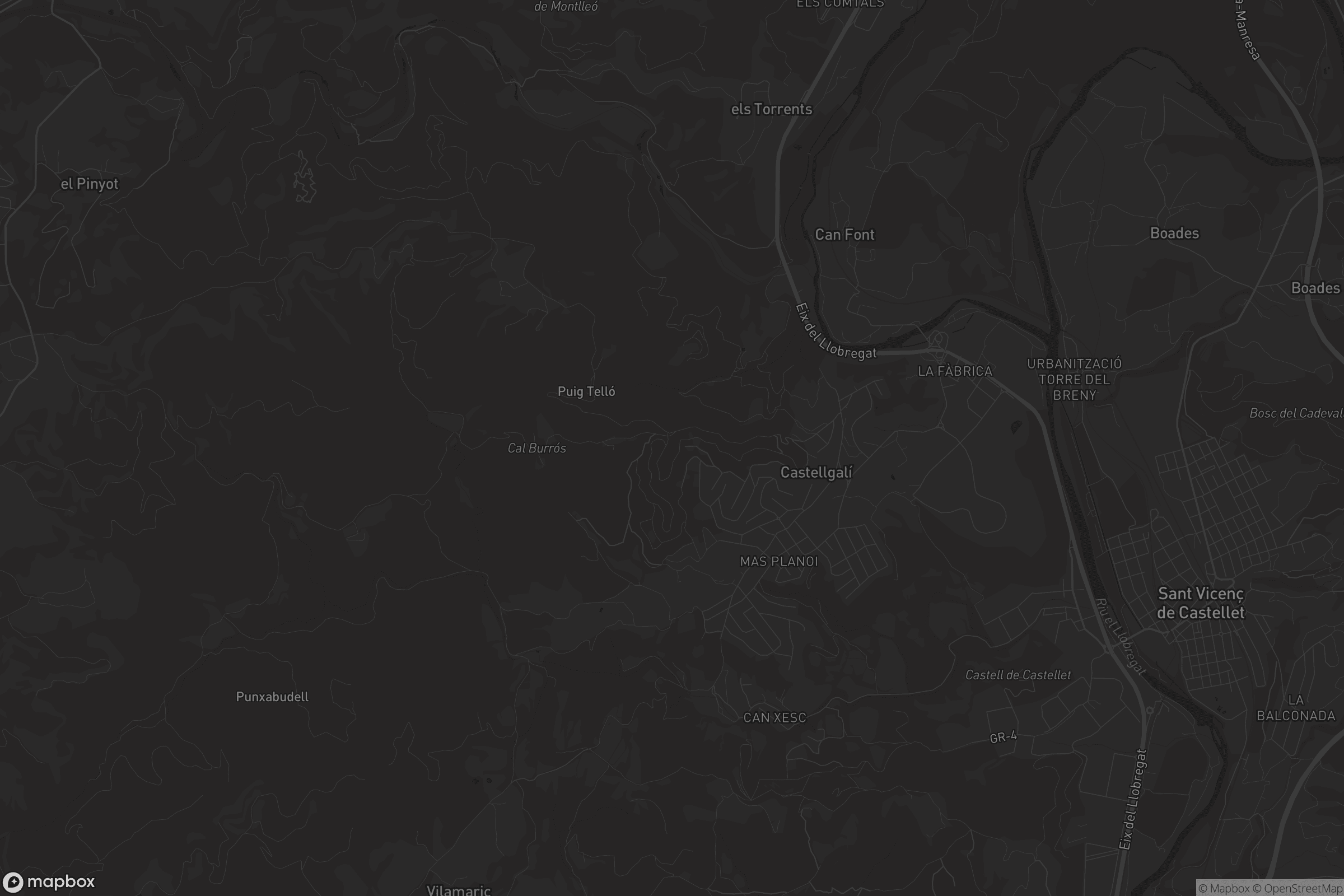 Mapa de Castellgalí