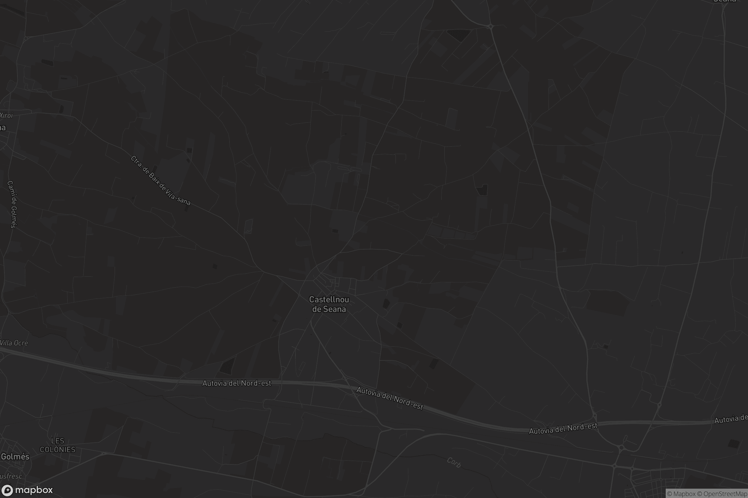 Mapa de Castellnou de Seana